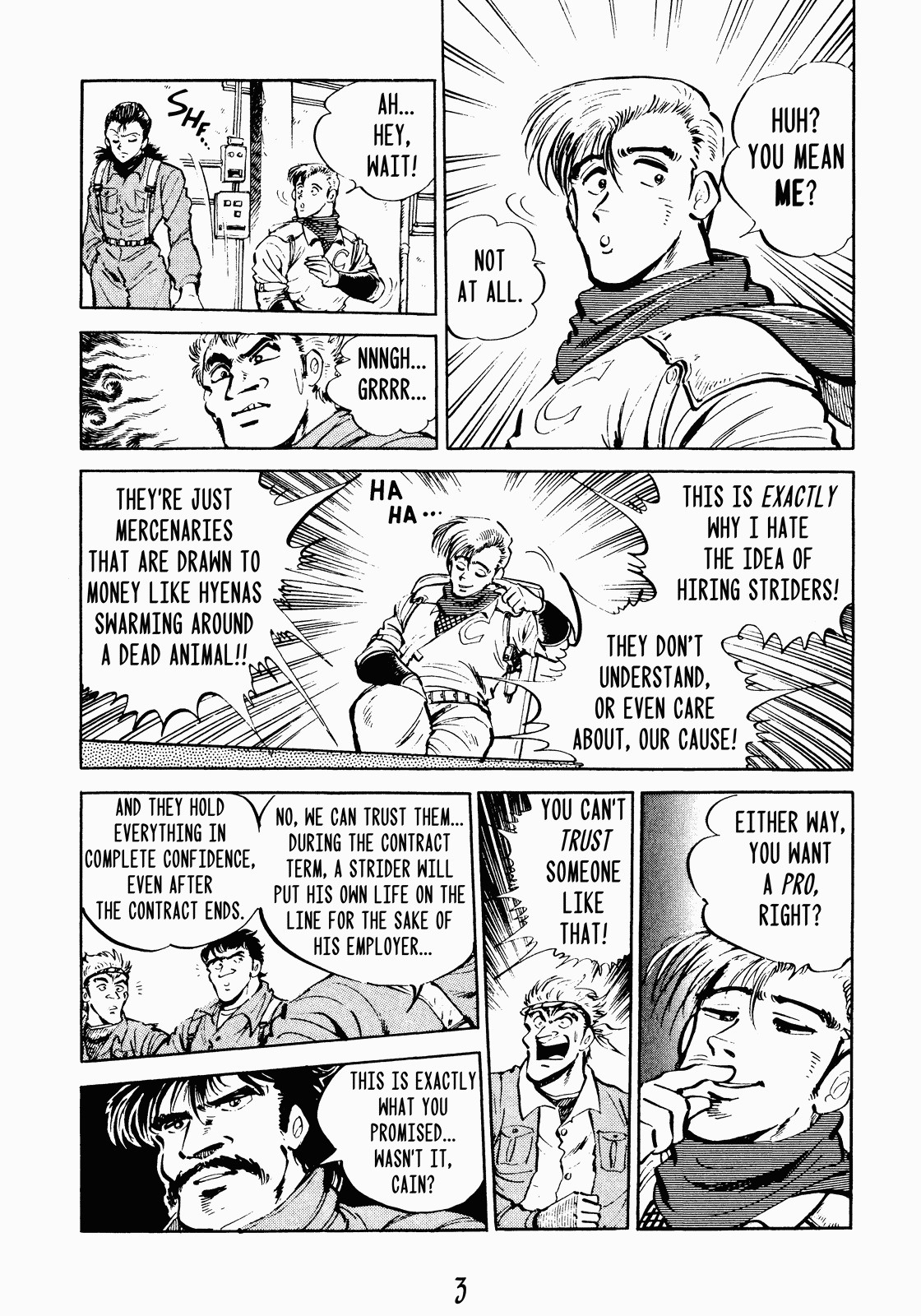 Strider Hiryu Chapter 1 page 3 - Chapter 1