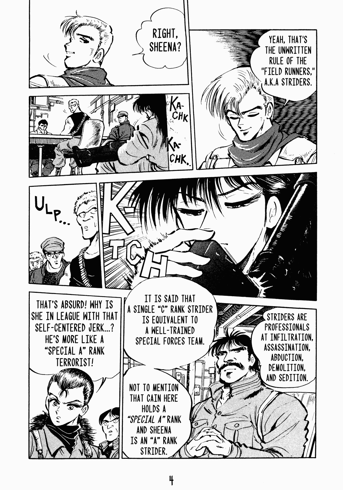 Strider Hiryu Chapter 1 page 4 - Chapter 1