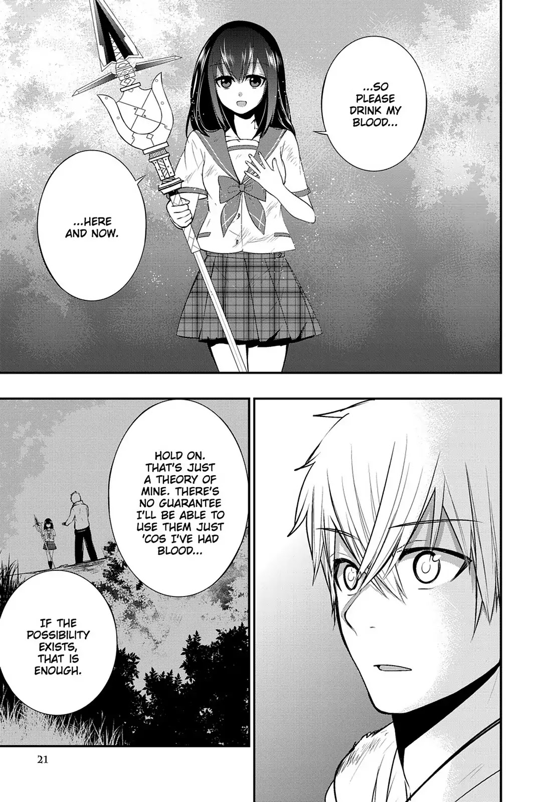 Strike the Blood Chapter 10 page 23 - Chapter 10: Awakening