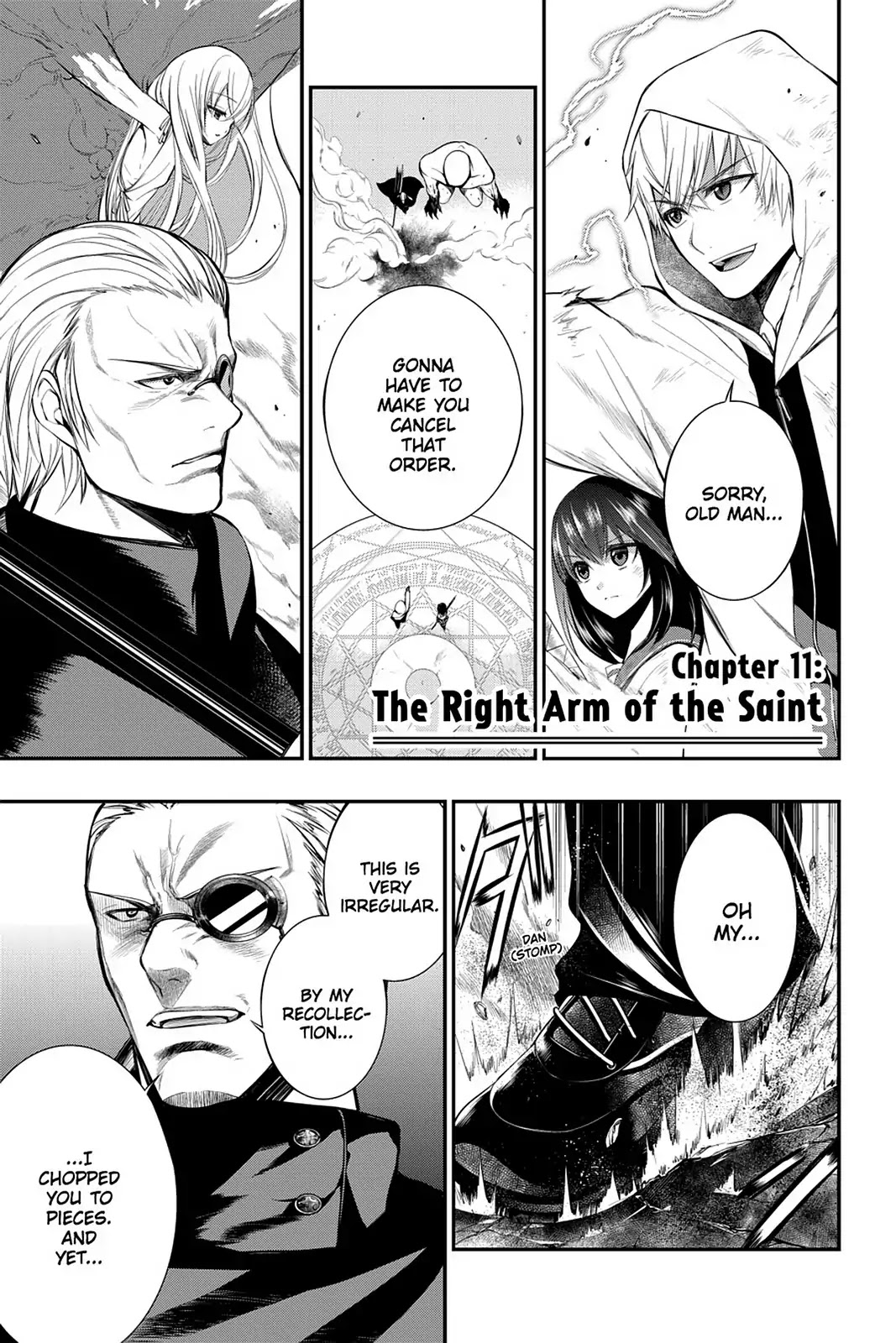 Strike the Blood Chapter 11 page 1 - Chapter 11: The Right Arm of the Saint