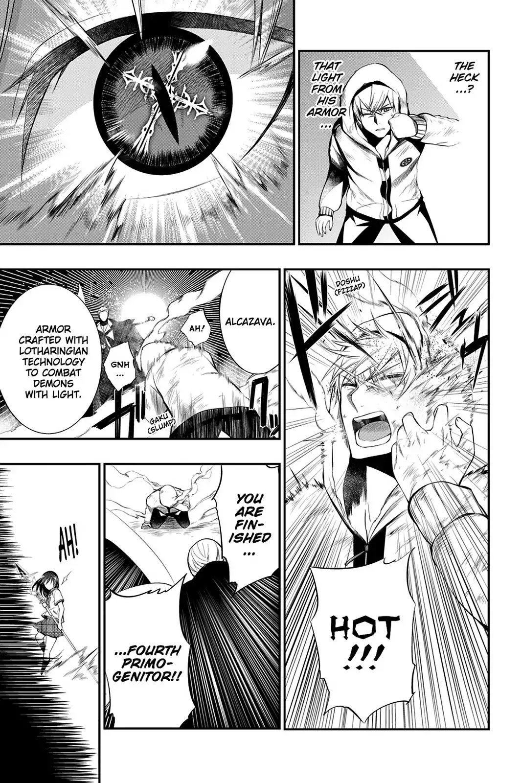 Strike the Blood Chapter 11 page 29 - Chapter 11: The Right Arm of the Saint