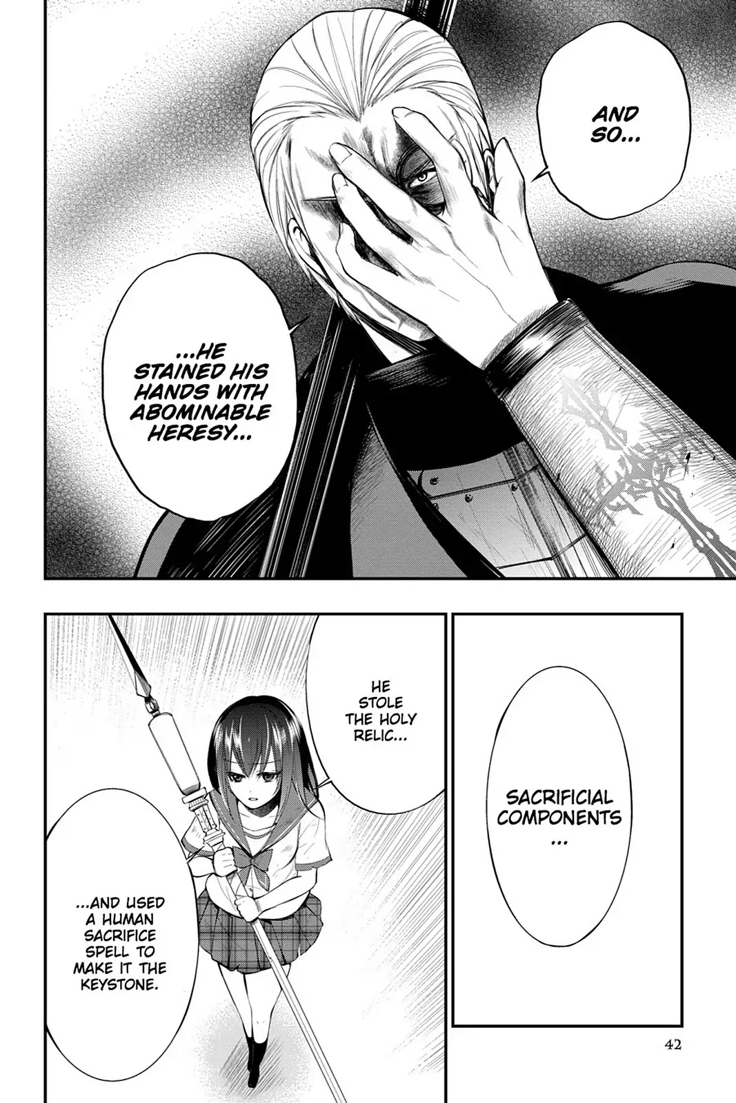 Strike the Blood Chapter 11 page 6 - Chapter 11: The Right Arm of the Saint