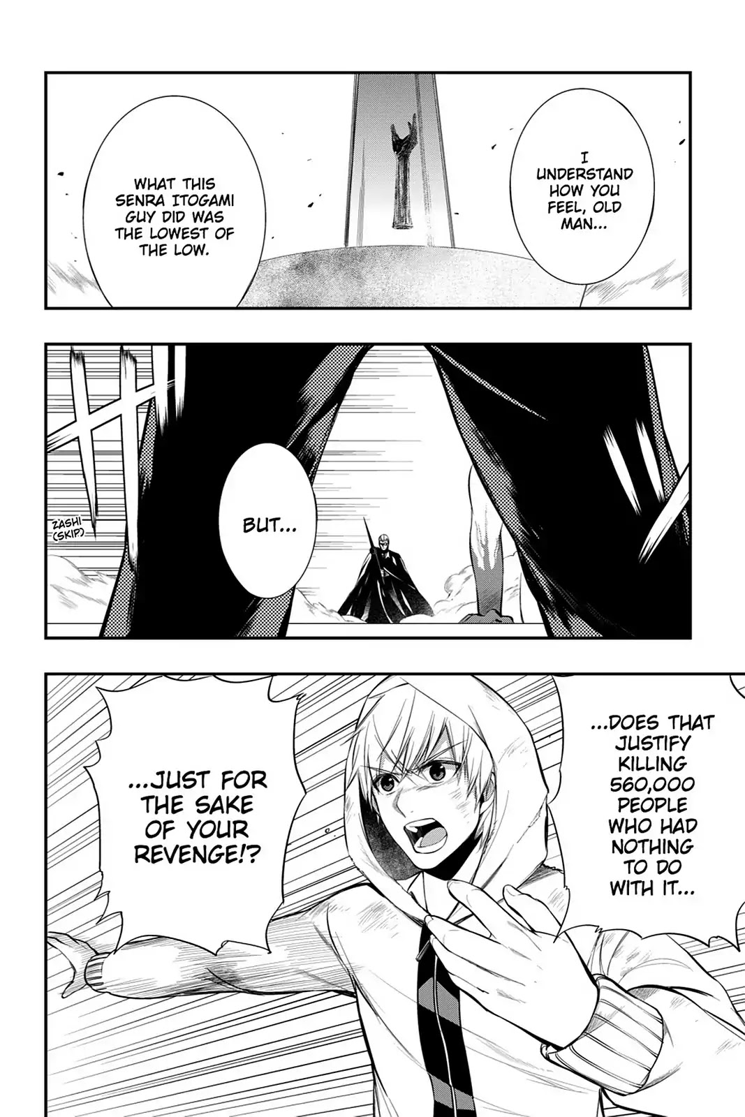 Strike the Blood Chapter 11 page 8 - Chapter 11: The Right Arm of the Saint