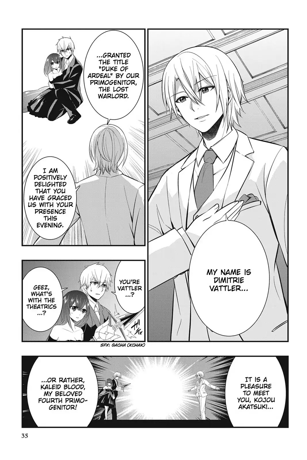 Strike the Blood Chapter 16 page 1 - Chapter 16: Nalakuvera