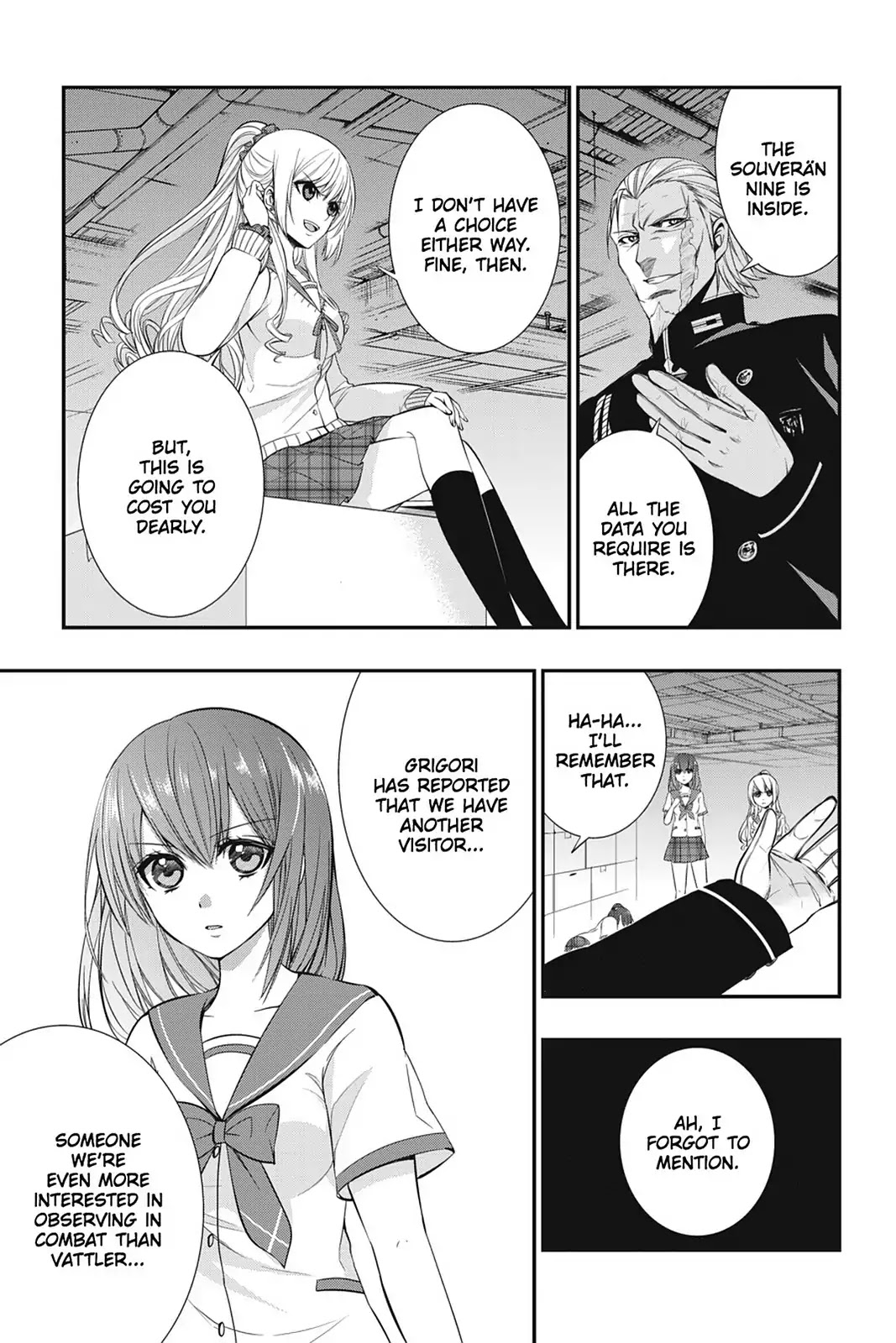 Strike the Blood Chapter 21 page 9 - Chapter 21: Fire-Spitting Lance