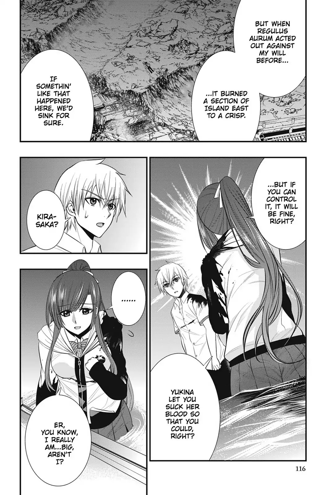 Strike the Blood Chapter 23 page 24 - Chapter 23: Shake The Very Sea