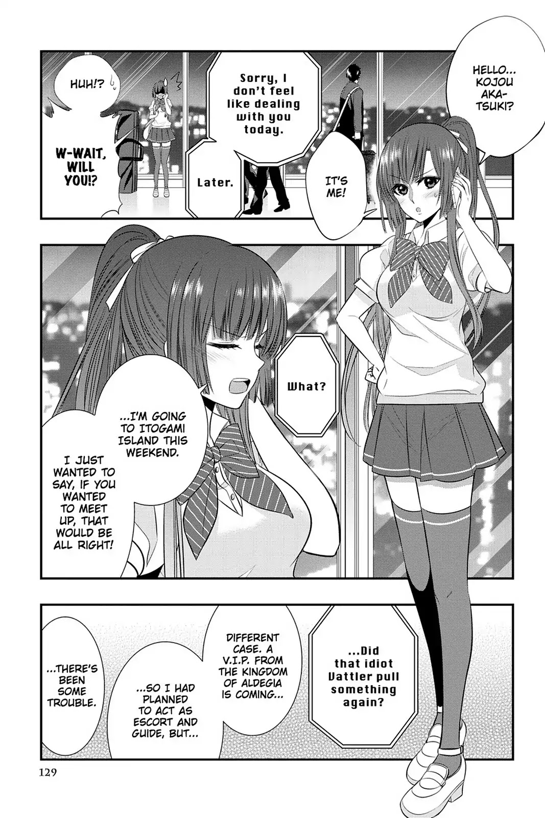 Strike the Blood Chapter 29 page 3 - Chapter 29: The Angel on The Roof