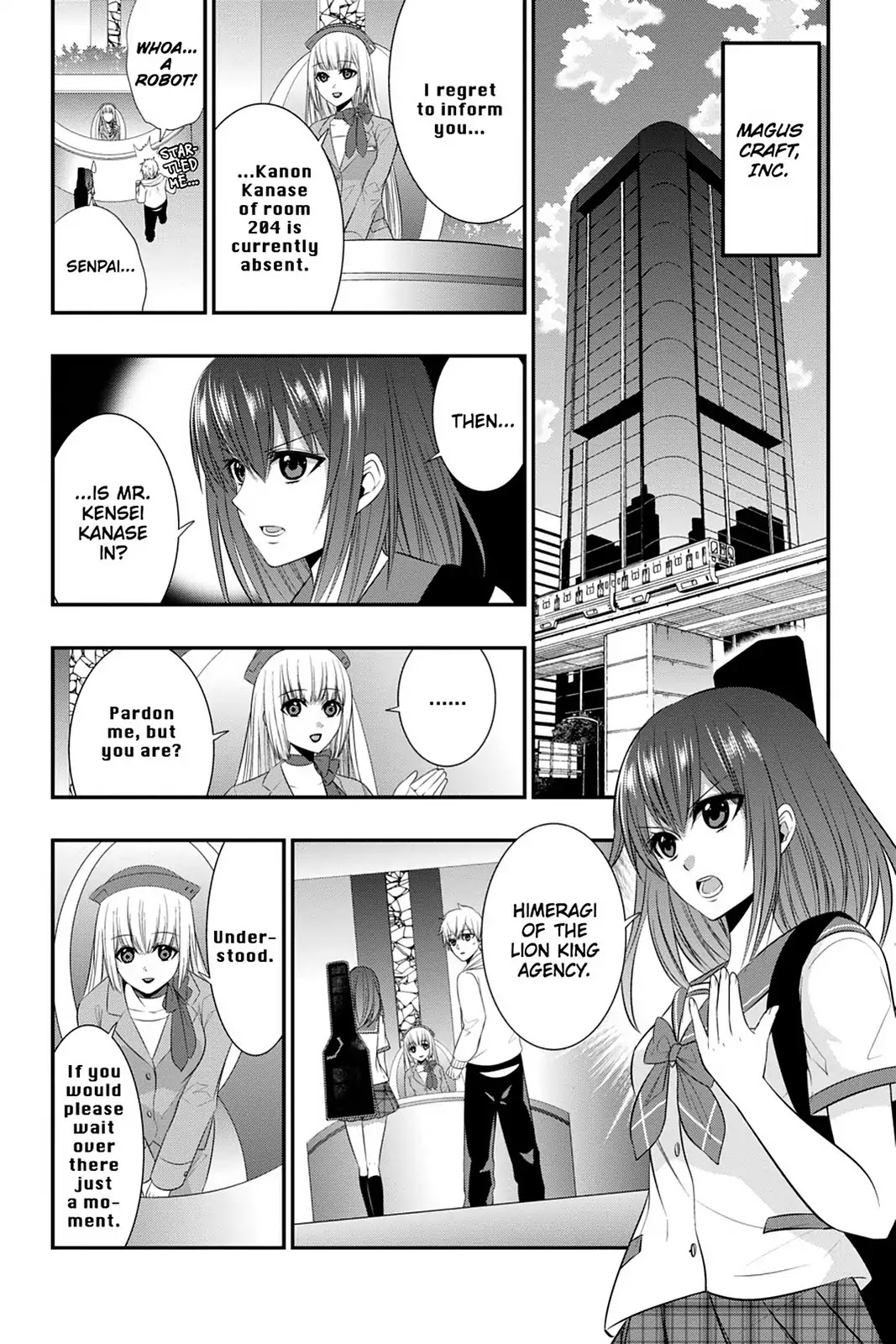 Strike the Blood Chapter 31 page 10 - Chapter 31: The Girl's Encounter