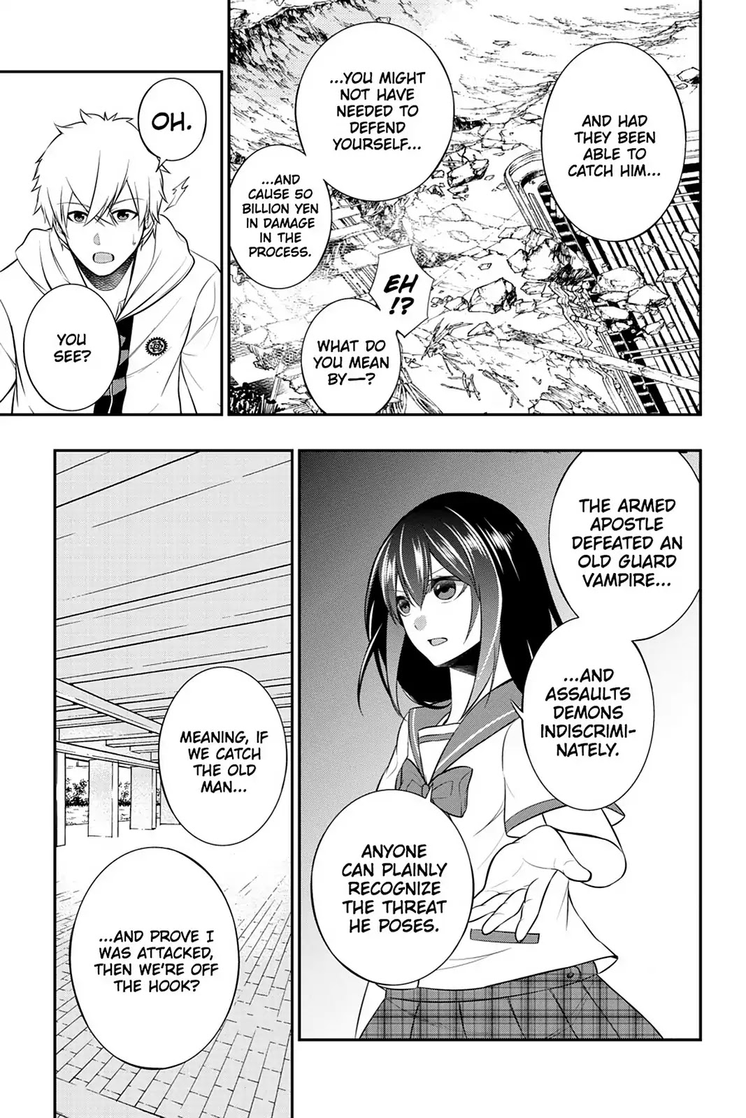 Strike the Blood Chapter 7 page 11 - Chapter 7: Infiltration