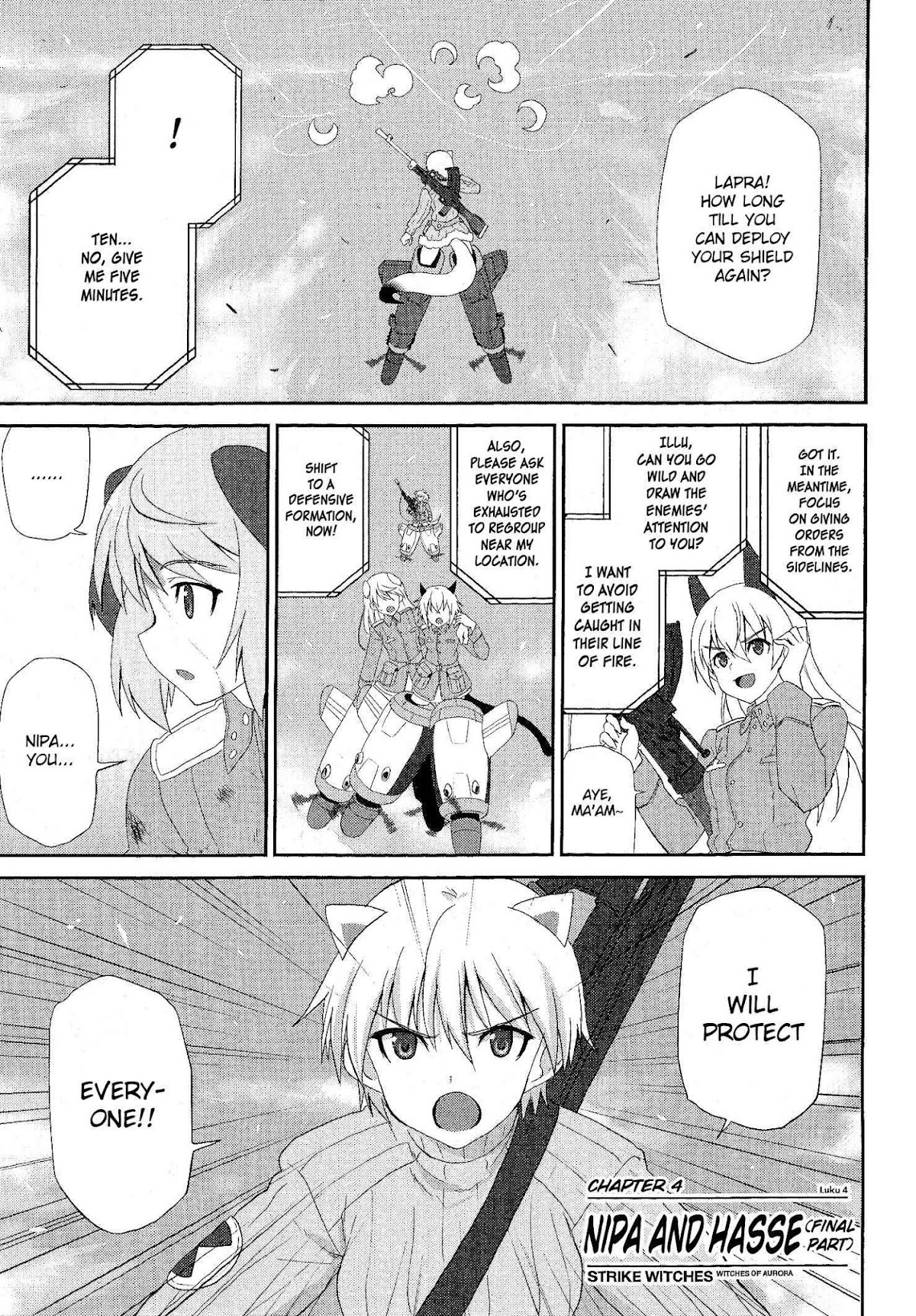 Strike Witches - Aurora no Majo Chapter 1.4 page 1 - Vol.1 Chapter 4