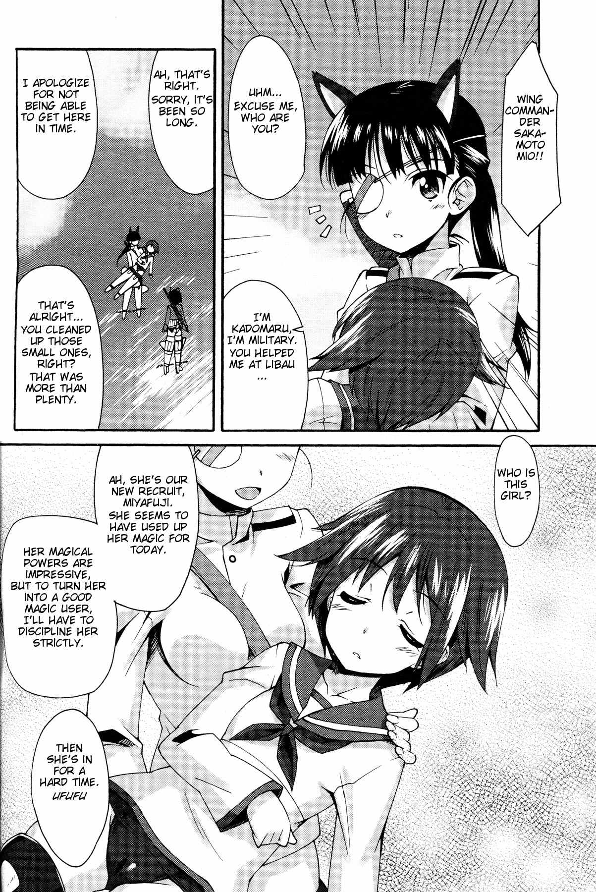 Strike Witches: Katayoku no Majotachi Chapter 7 page 21 - Chapter 7: Working As A Team For The First Time