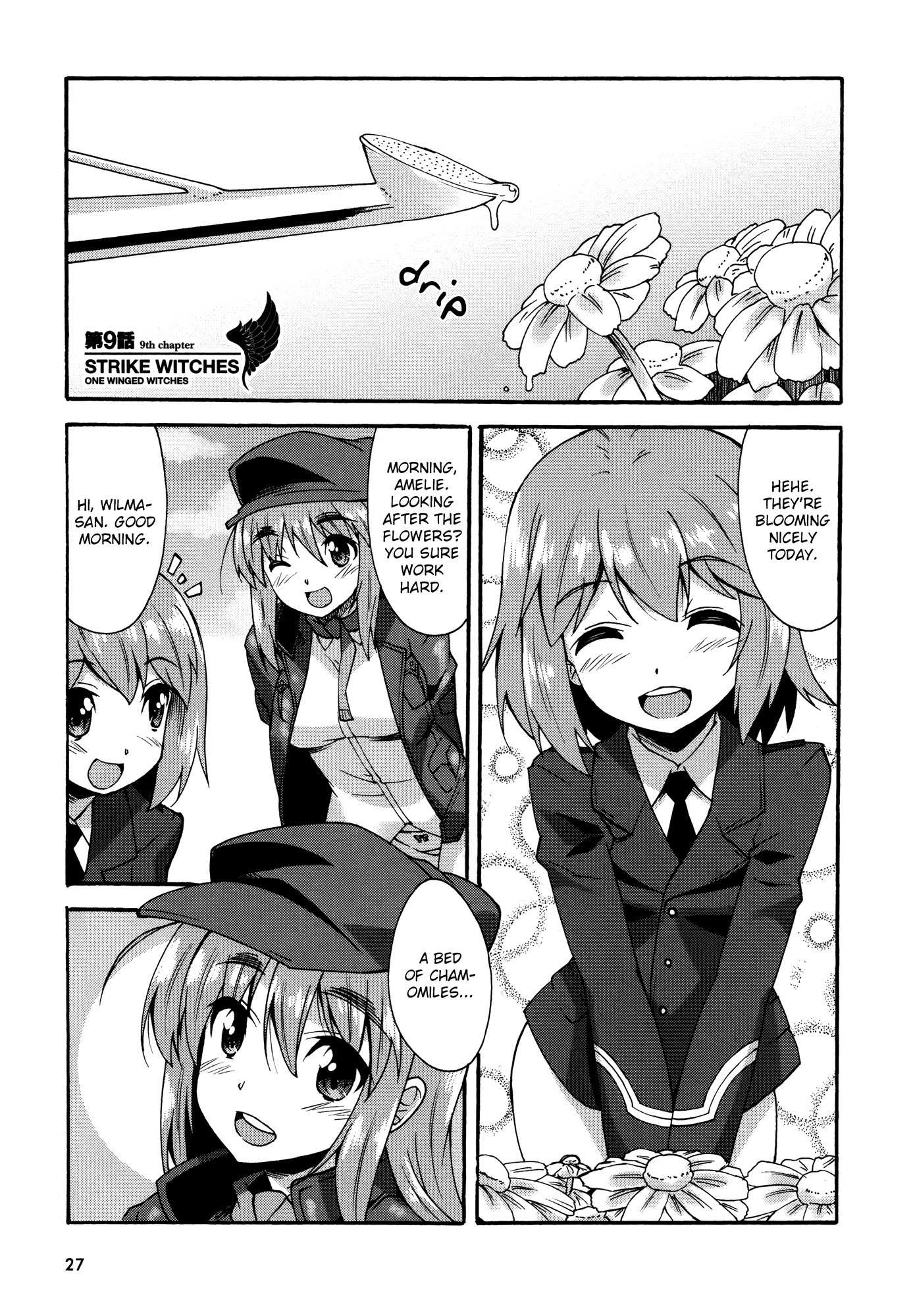 Strike Witches: Katayoku no Majotachi Chapter 9 page 1 - Chapter 9: Chamomile Memories