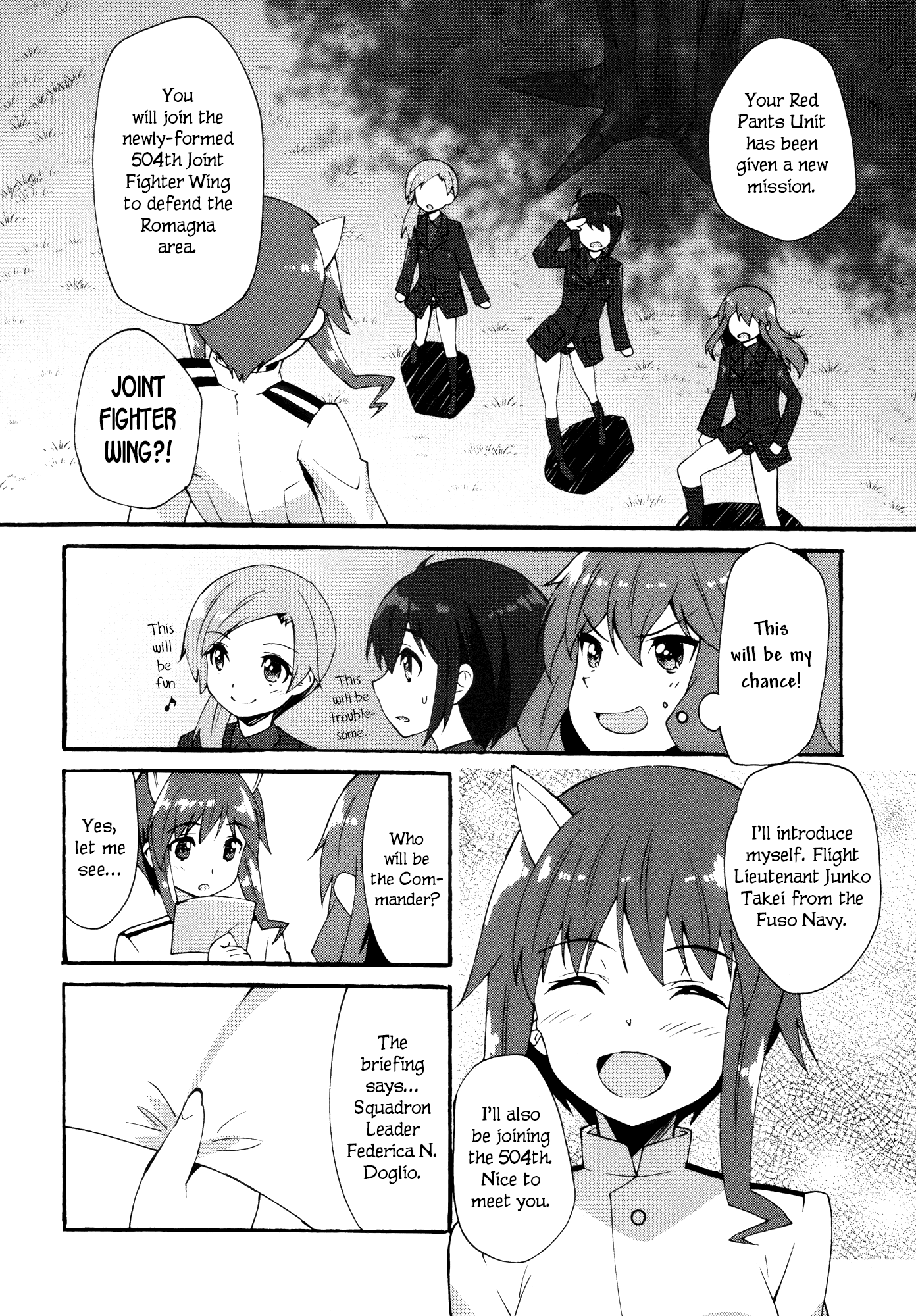 Strike Witches - Kurenai no Majotachi Chapter 1 page 13 - Chapter 1