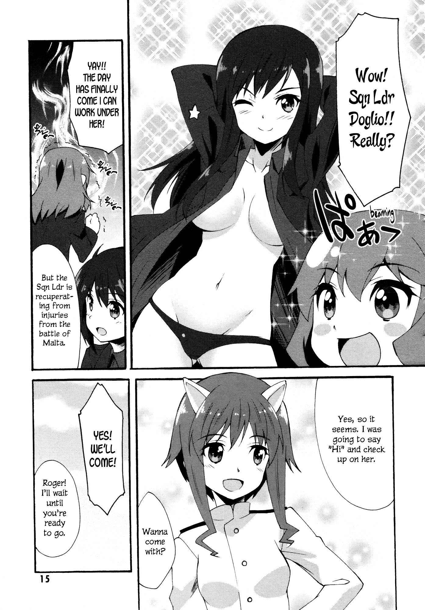 Strike Witches - Kurenai no Majotachi Chapter 1 page 14 - Chapter 1