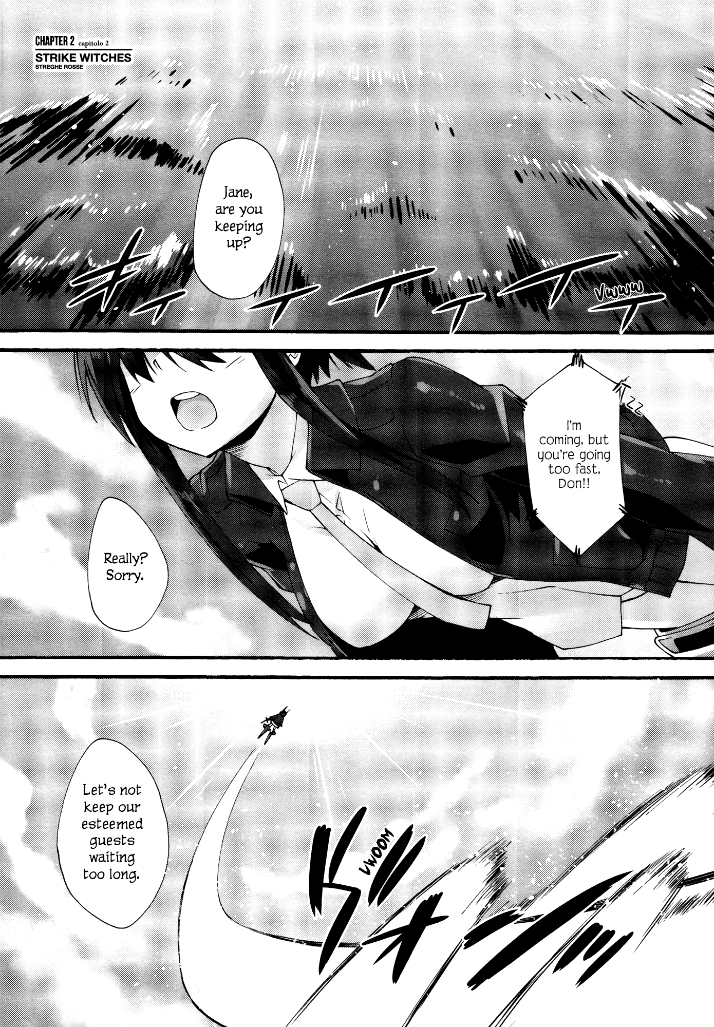 Strike Witches - Kurenai no Majotachi Chapter 2 page 1 - Chapter 2