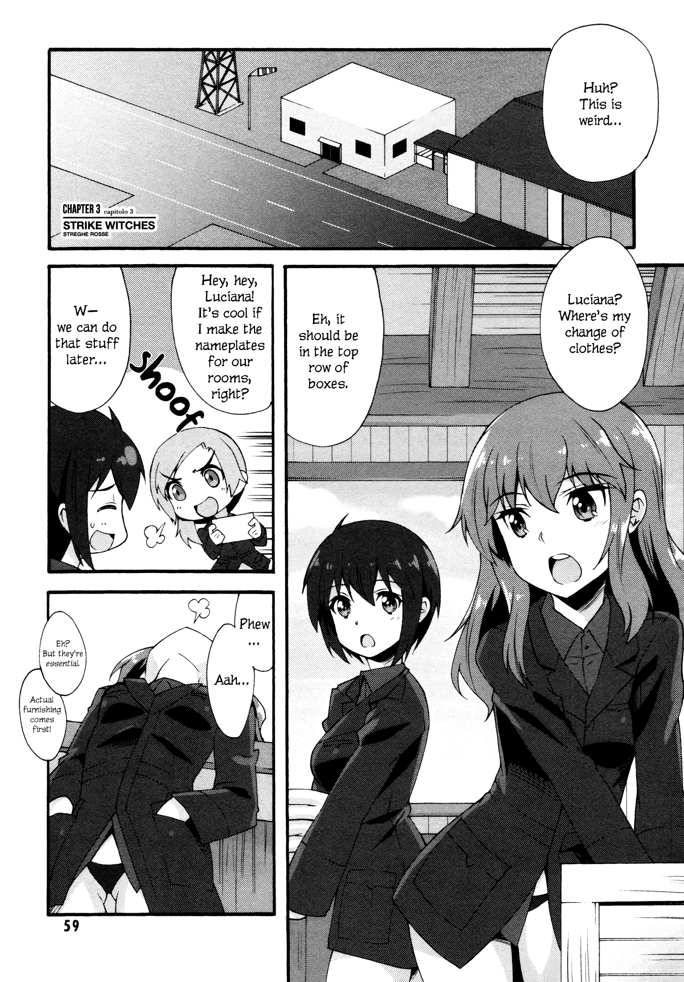 Strike Witches - Kurenai no Majotachi Chapter 3 page 1 - Chapter 3