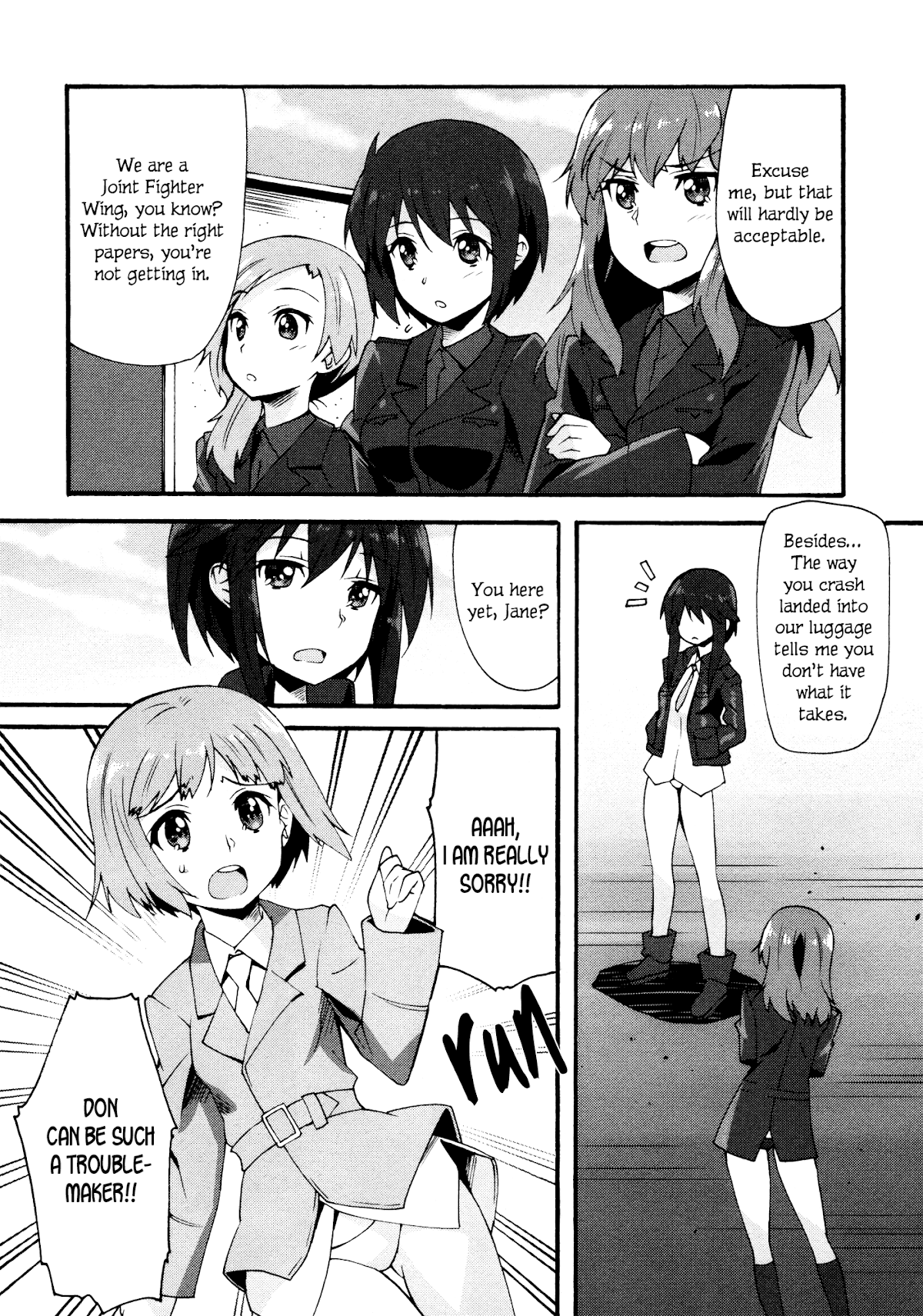 Strike Witches - Kurenai no Majotachi Chapter 3 page 12 - Chapter 3