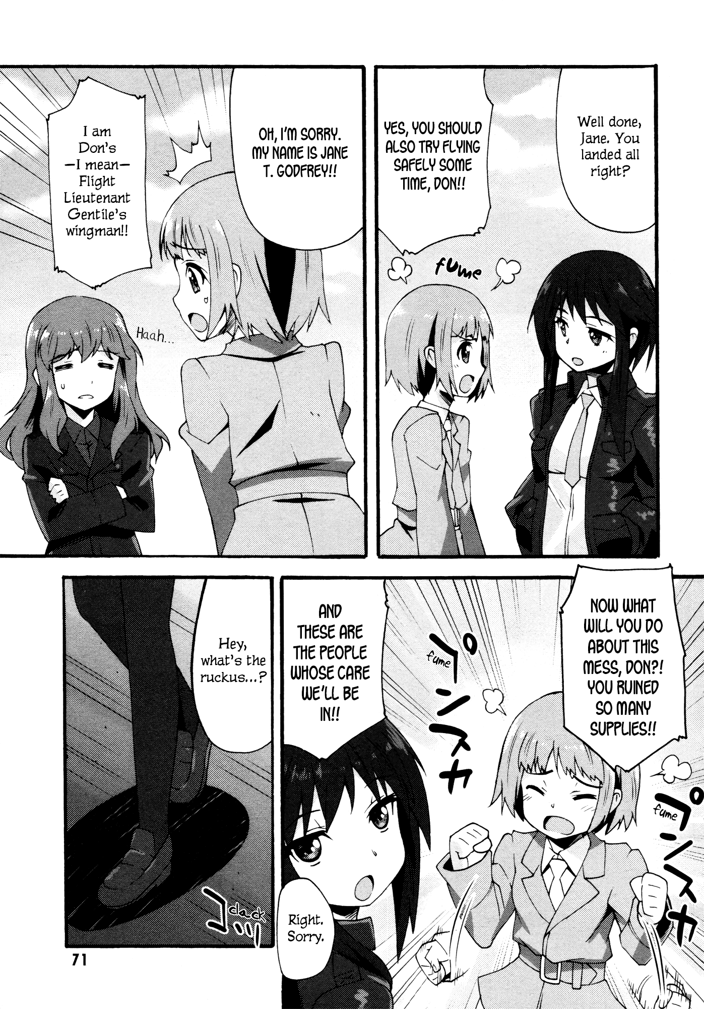 Strike Witches - Kurenai no Majotachi Chapter 3 page 13 - Chapter 3