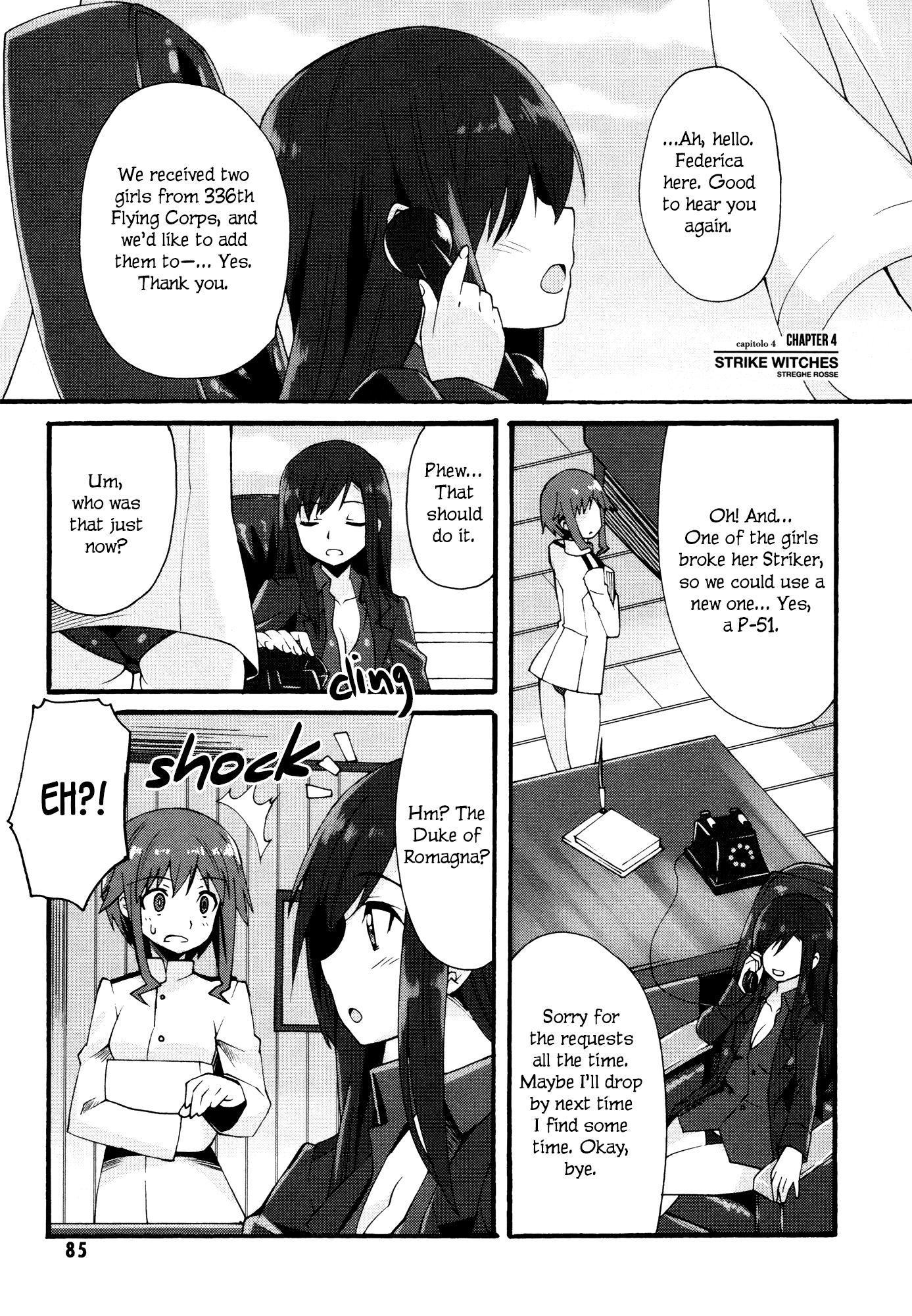 Strike Witches - Kurenai no Majotachi Chapter 4 page 1 - Chapter 4