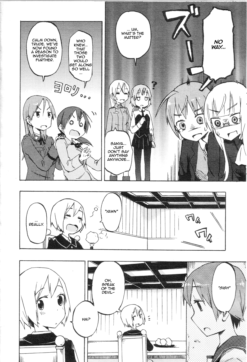 Strike Witches - Official Comics a la Carte Chapter 1 page 4 - Chapter 1 : A Tale of Misunderstandings