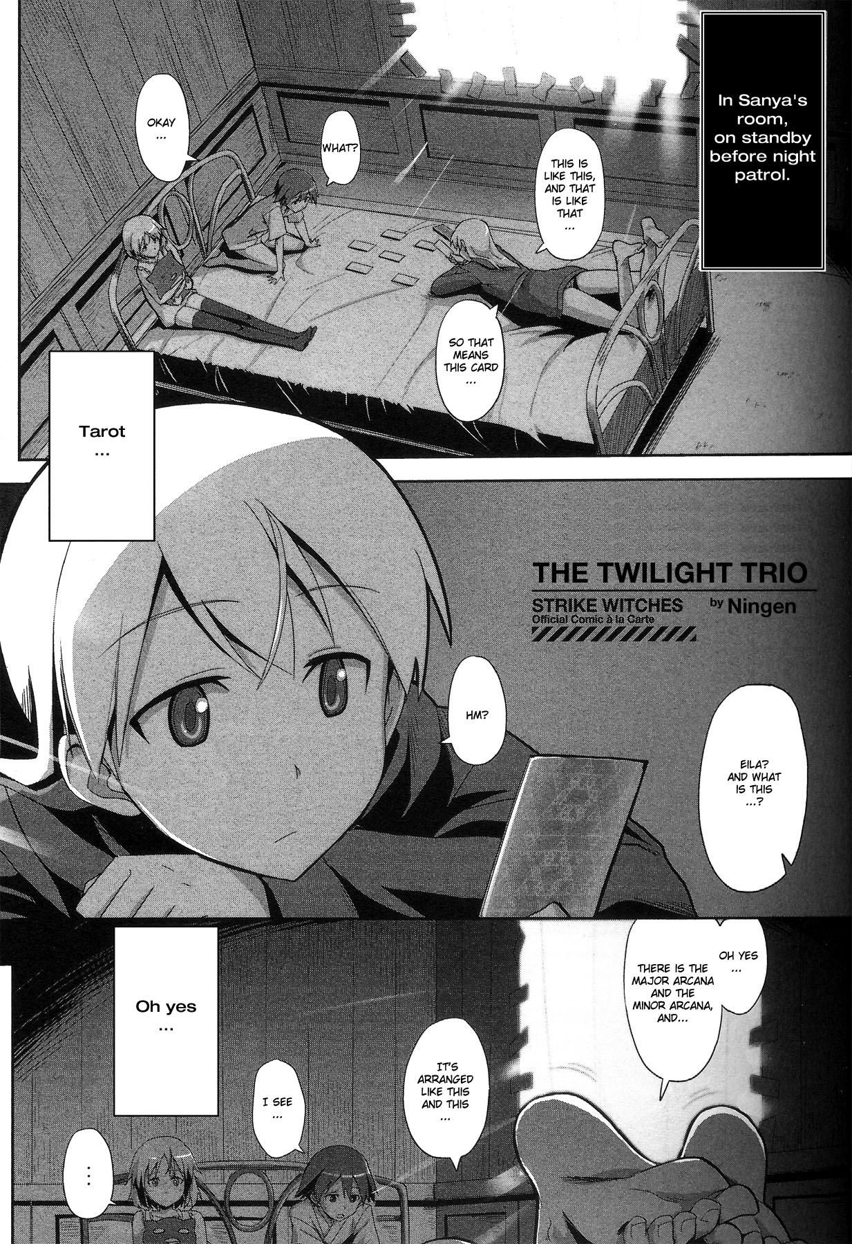 Strike Witches - Official Comics a la Carte Chapter 4 page 1 - Chapter 4 : The Twilight Trio