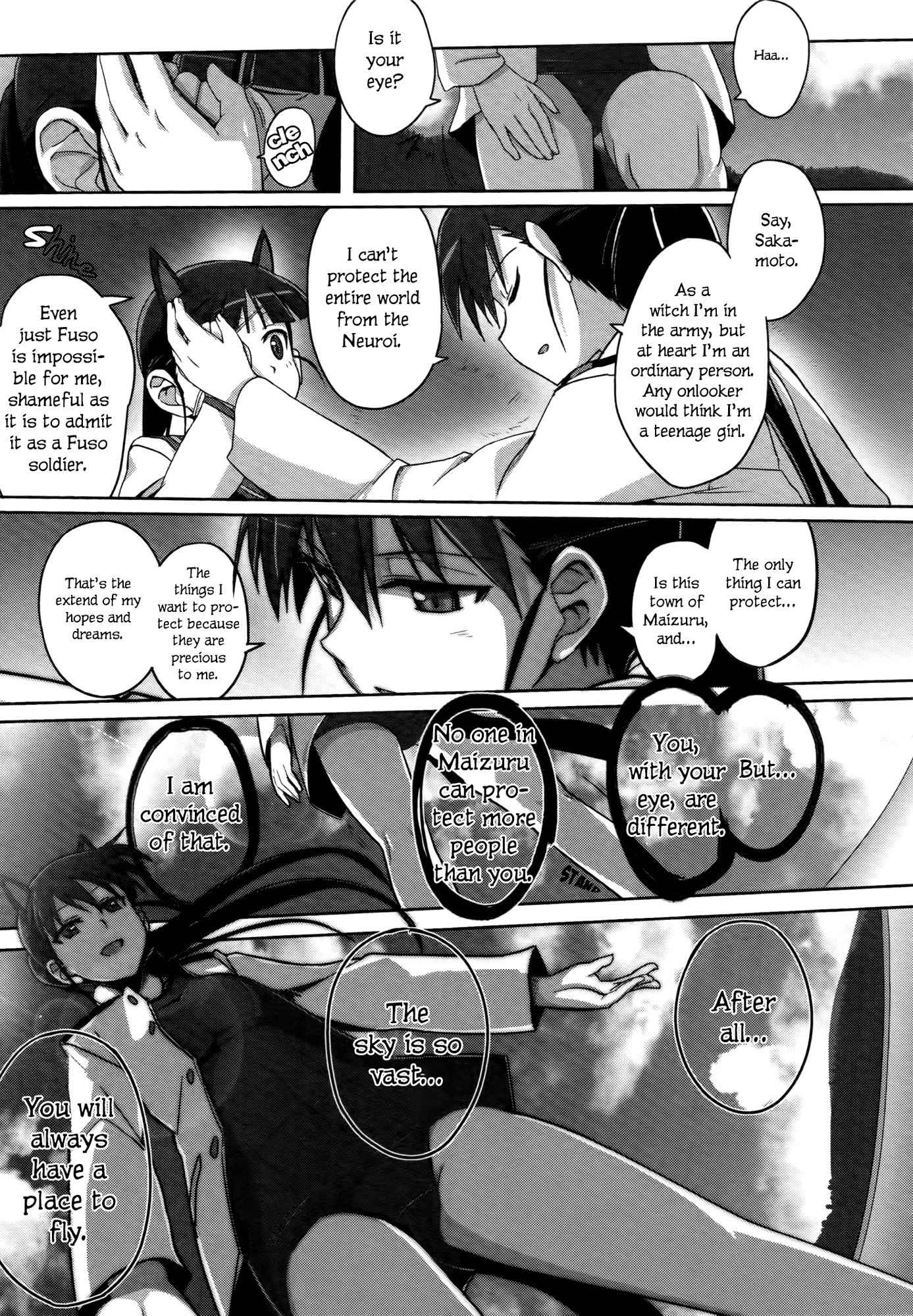 Strike Witches Rei: 1937 Fusou Kaijihen Chapter 1 page 14 - Chapter 1: Oath of the Sky