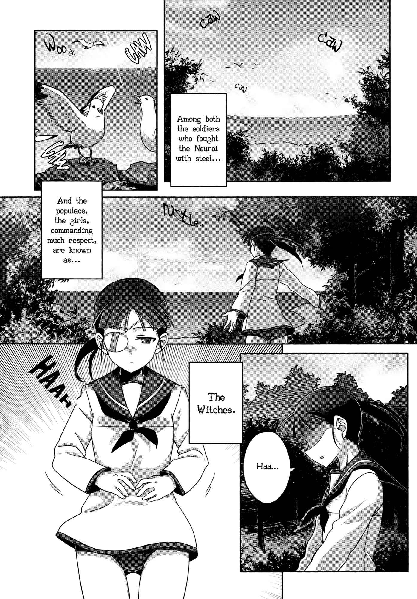 Strike Witches Rei: 1937 Fusou Kaijihen Chapter 1 page 5 - Chapter 1: Oath of the Sky