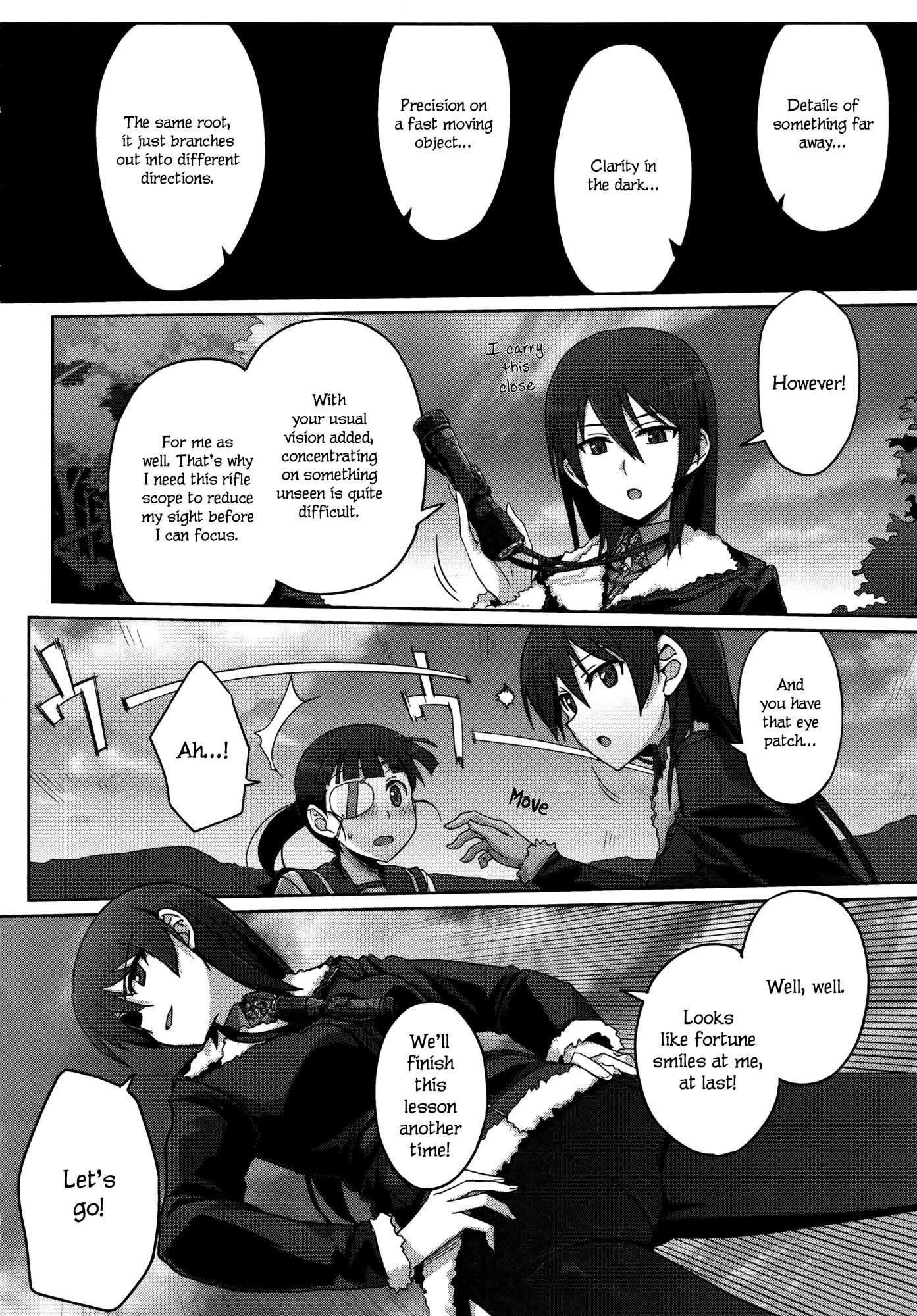 Strike Witches Rei: 1937 Fusou Kaijihen Chapter 3 page 12 - Chapter 3: Three Crows of the Sea of FUSO