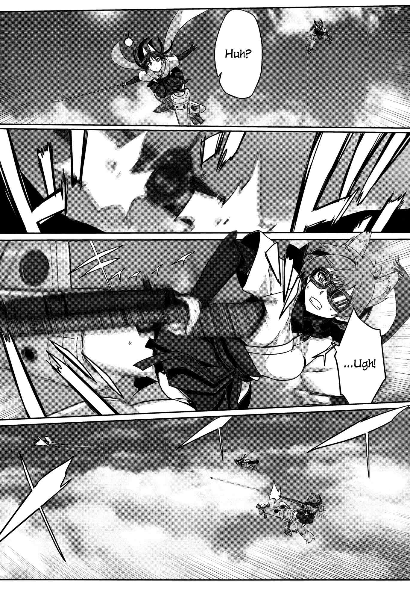 Strike Witches Rei: 1937 Fusou Kaijihen Chapter 3 page 17 - Chapter 3: Three Crows of the Sea of FUSO