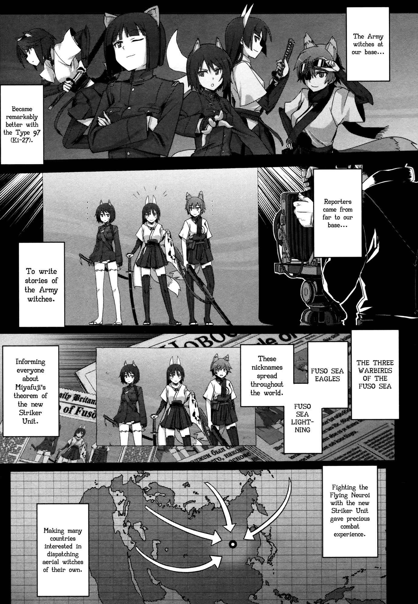 Strike Witches Rei: 1937 Fusou Kaijihen Chapter 3 page 7 - Chapter 3: Three Crows of the Sea of FUSO