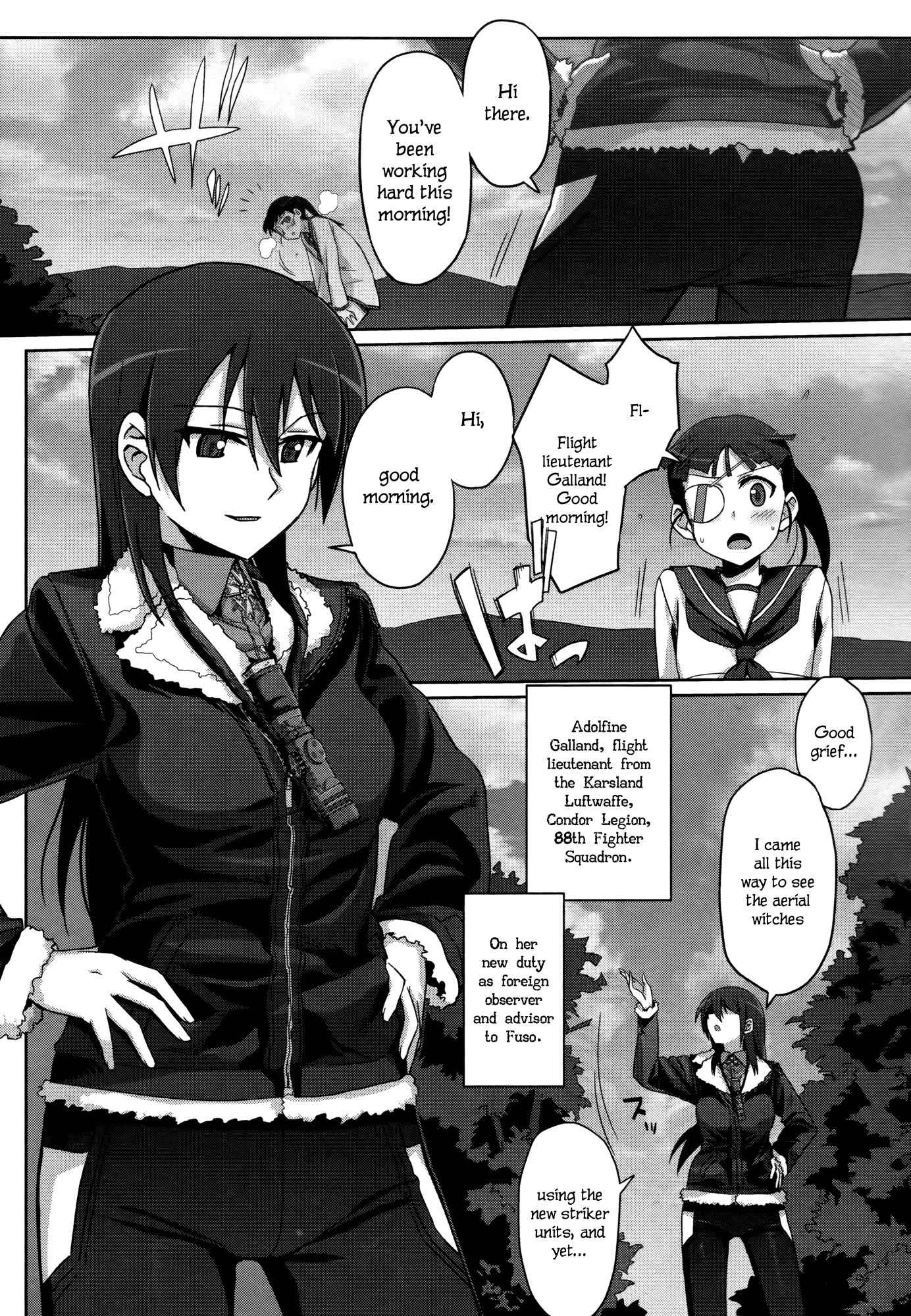 Strike Witches Rei: 1937 Fusou Kaijihen Chapter 3 page 9 - Chapter 3: Three Crows of the Sea of FUSO