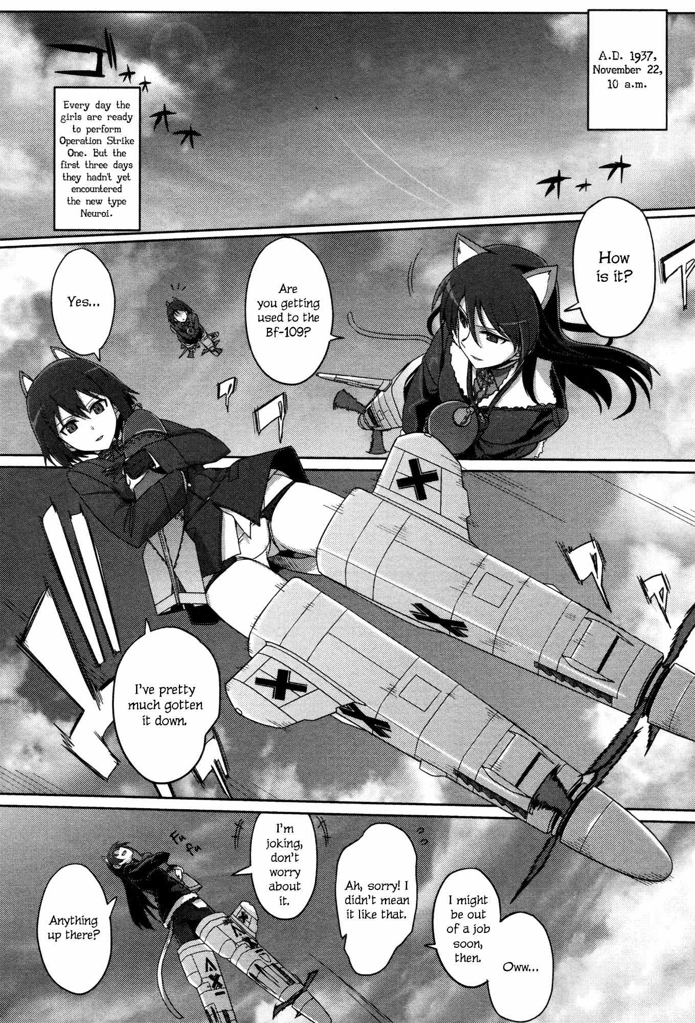 Strike Witches Rei: 1937 Fusou Kaijihen Chapter 4 page 11 - Chapter 4: Operation Strike One