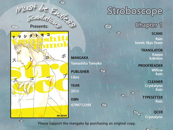 Stroboscope Chapter 1 page 1 - Chapter 1 : Stroboscope