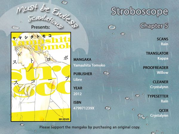 Stroboscope Chapter 5 page 1 - Chapter 5 : Stroboscope Afterward
