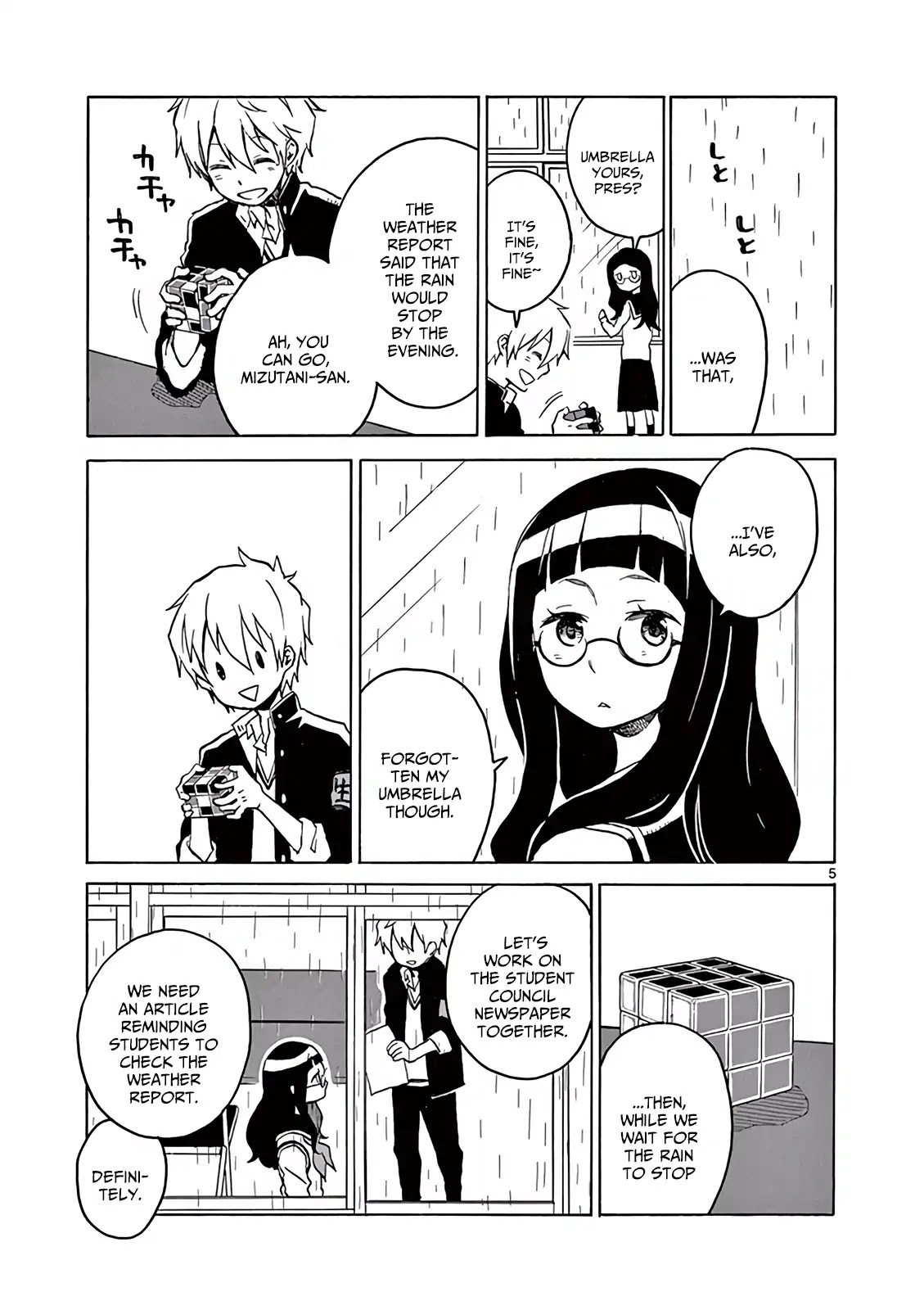 Student Council for Two Chapter 1 page 8 - Chapter 1: Rental Umbrella System