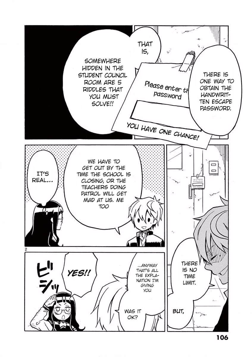 Student Council for Two Chapter 18 page 2 - Chapter 18: "Real" Escape From The Student Council Room Game
