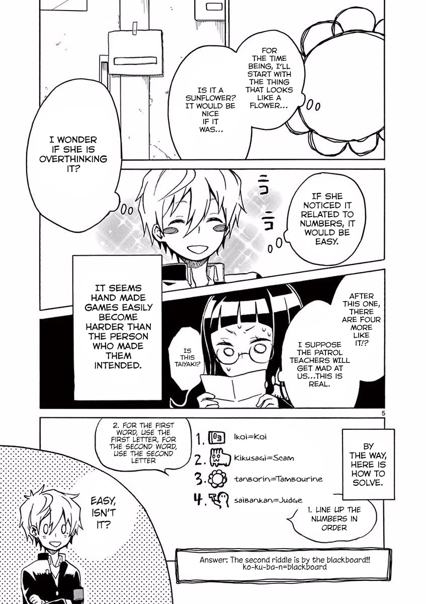 Student Council for Two Chapter 18 page 5 - Chapter 18: "Real" Escape From The Student Council Room Game