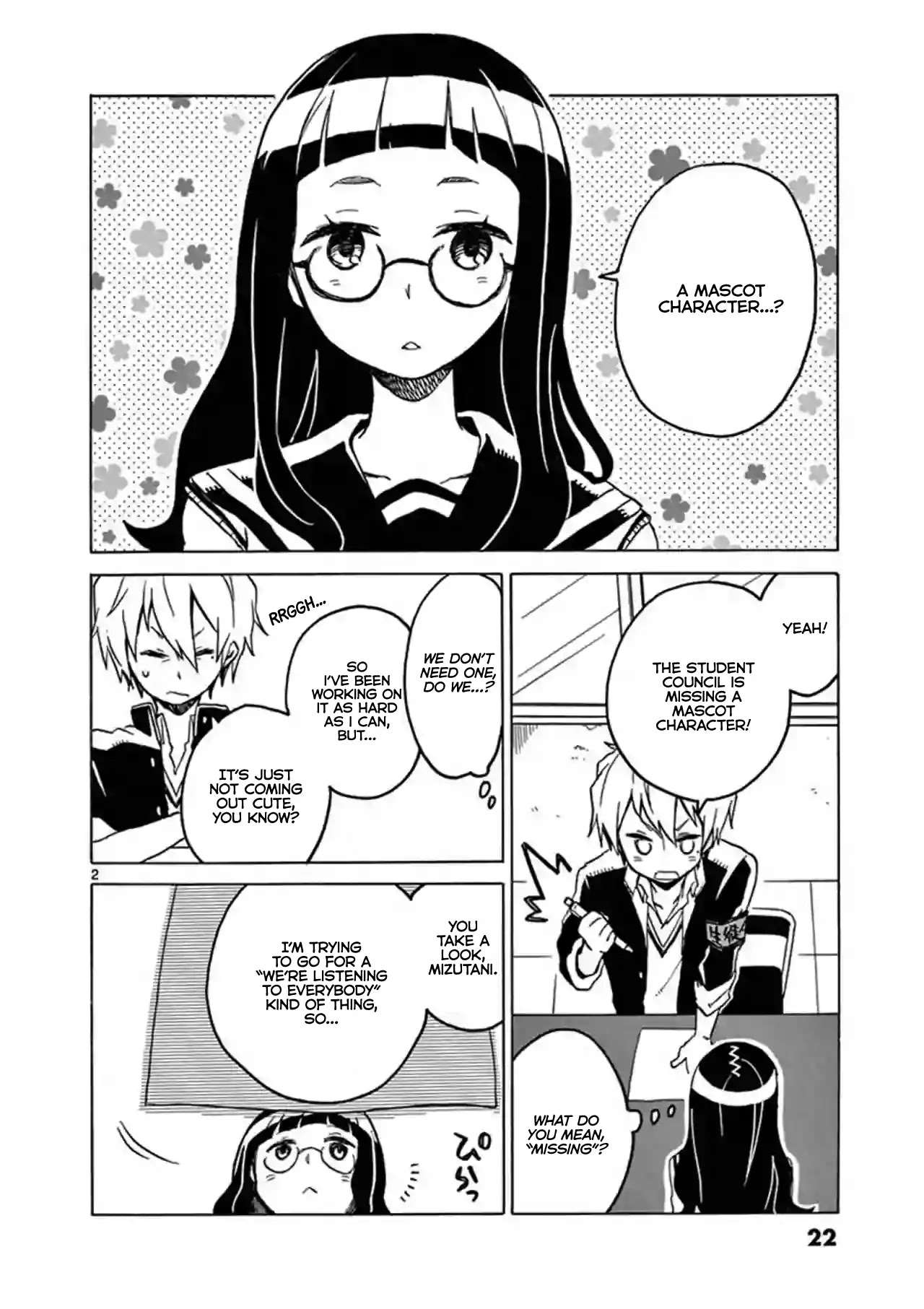 Student Council for Two Chapter 4 page 2 - Chapter 4: Not Particularly Cute