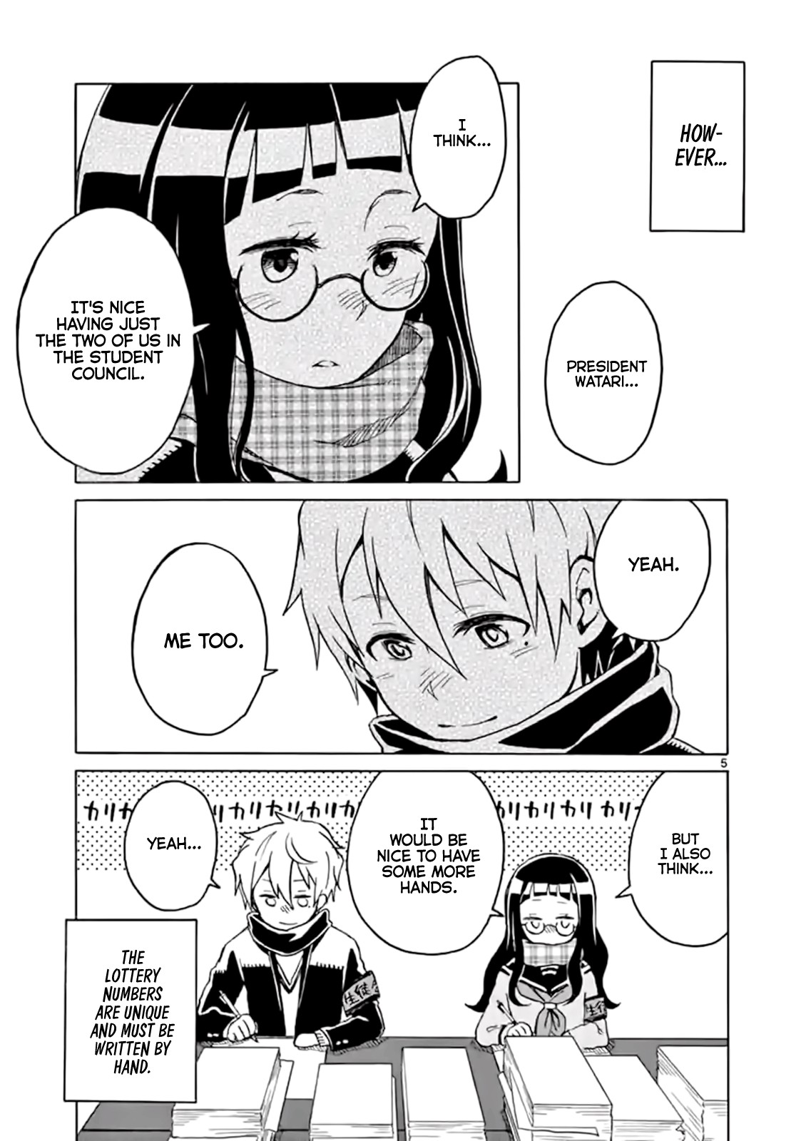 Student Council for Two Chapter 9 page 5 - Chapter 9: Let's print a new year's newsletter!