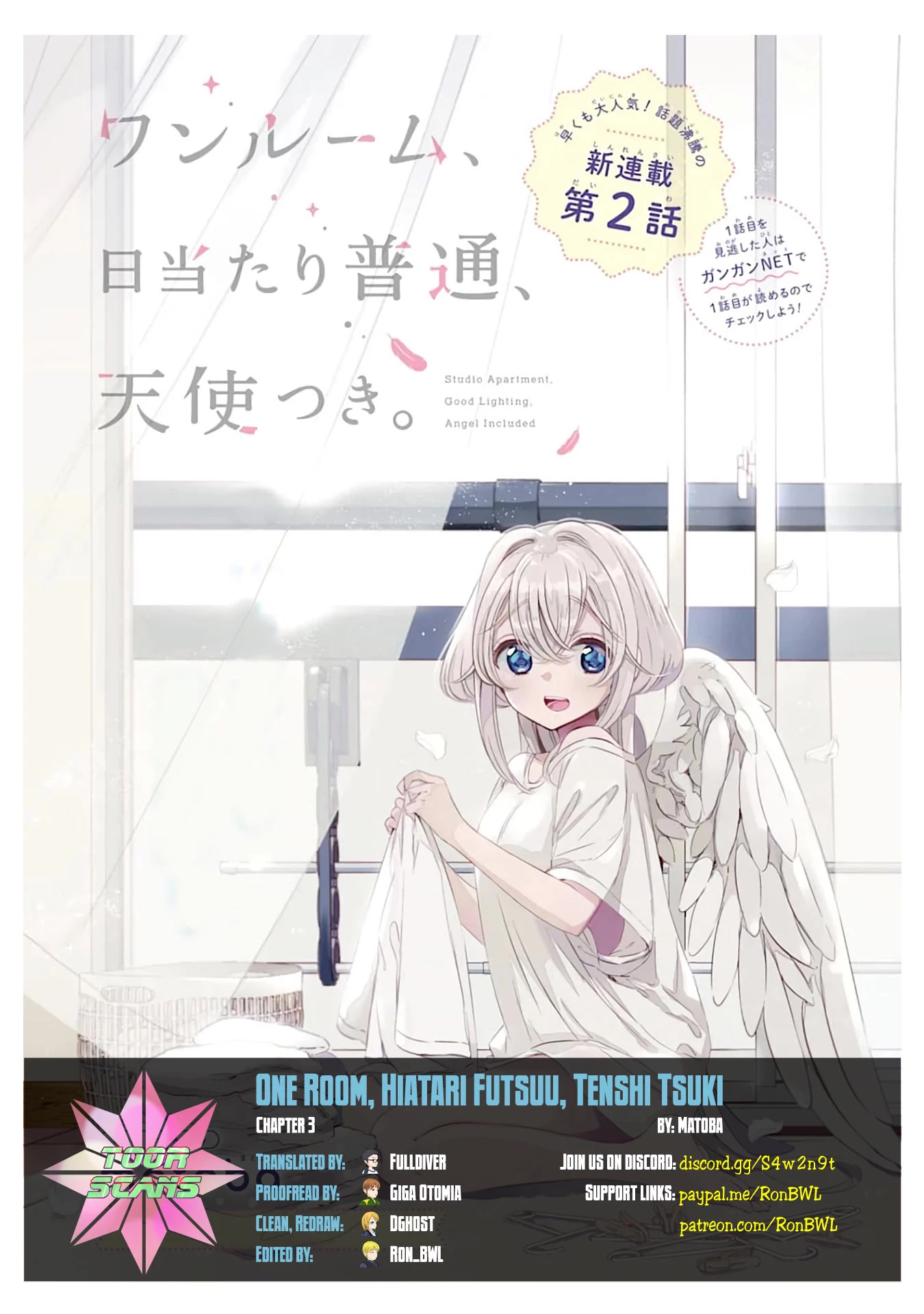 Studio Apartment, Good Lighting, Angel Included. Chapter 3 page 1 - Chapter 3: Can I make Lunch for You?
