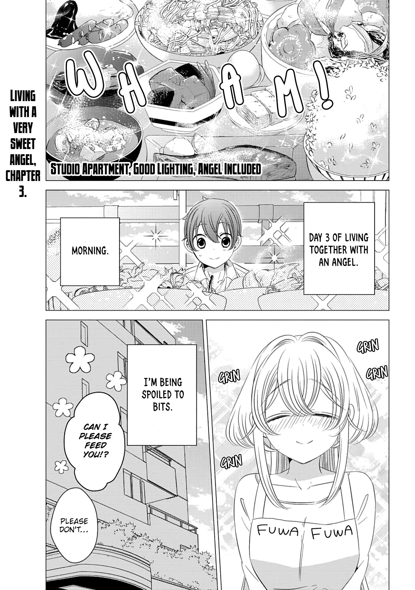 Studio Apartment, Good Lighting, Angel Included. Chapter 3 page 2 - Chapter 3: Can I make Lunch for You?