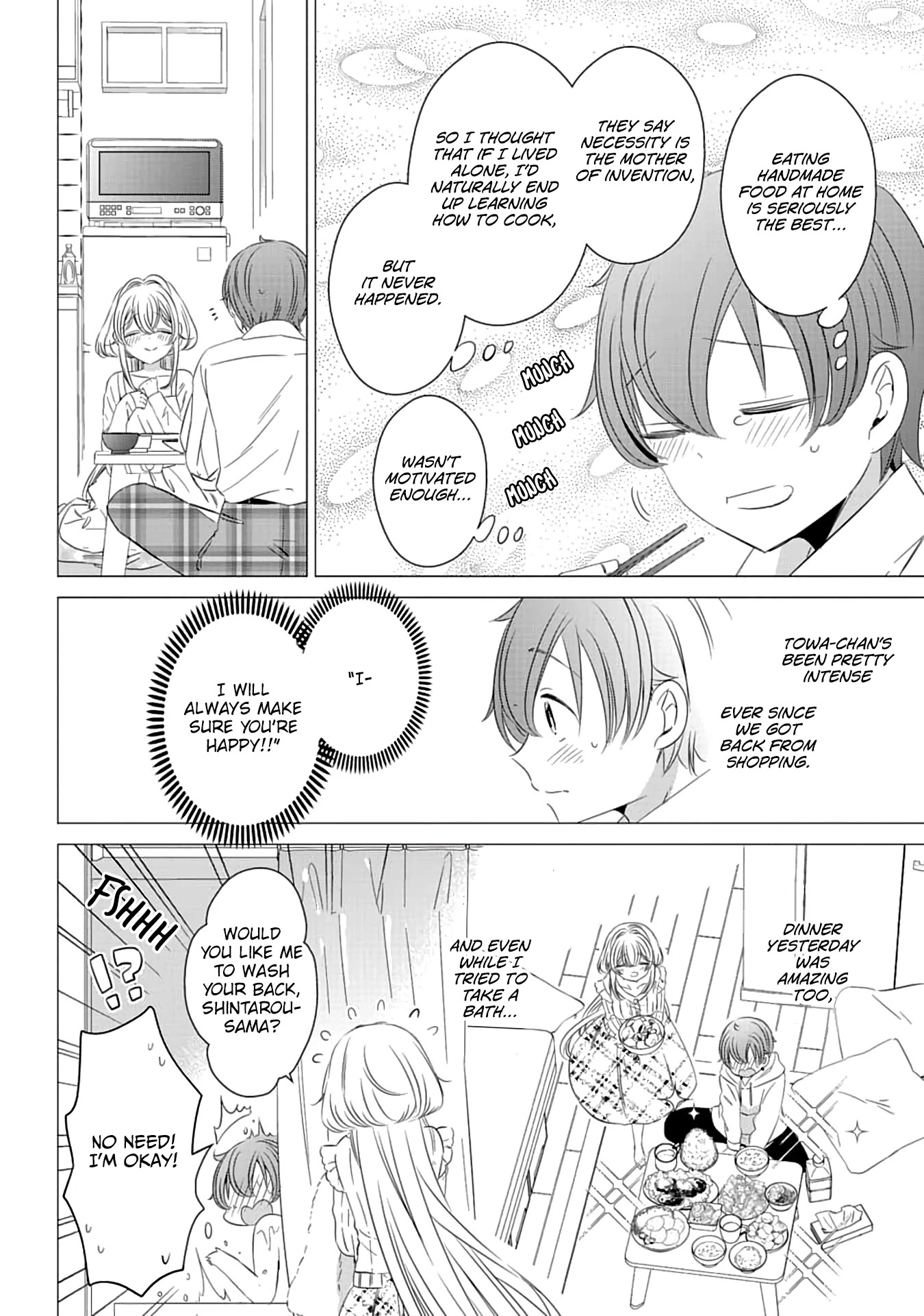 Studio Apartment, Good Lighting, Angel Included. Chapter 3 page 5 - Chapter 3: Can I make Lunch for You?