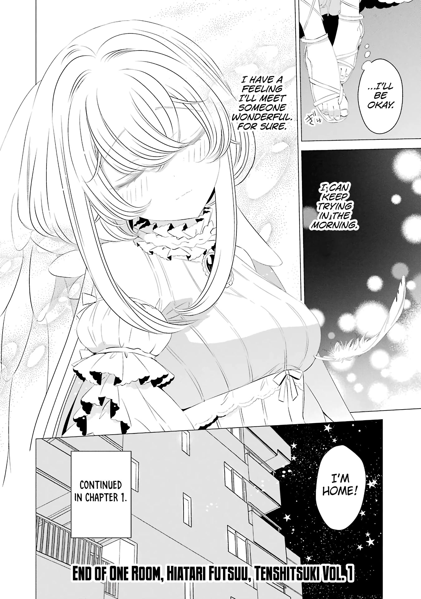 Studio Apartment, Good Lighting, Angel Included. Chapter 5.5 page 10 - Chapter 5.5: I have a good feeling