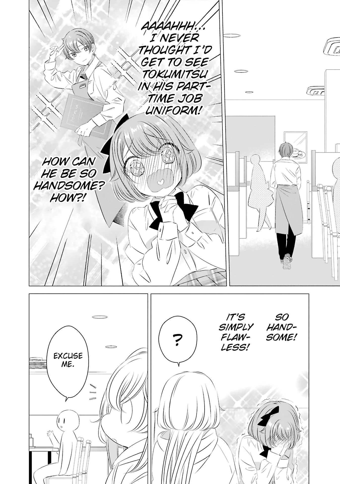 Studio Apartment, Good Lighting, Angel Included. Chapter 7 page 12 - Chapter 7: One drink from the set is 360 yen (The whole set is 200 yen)