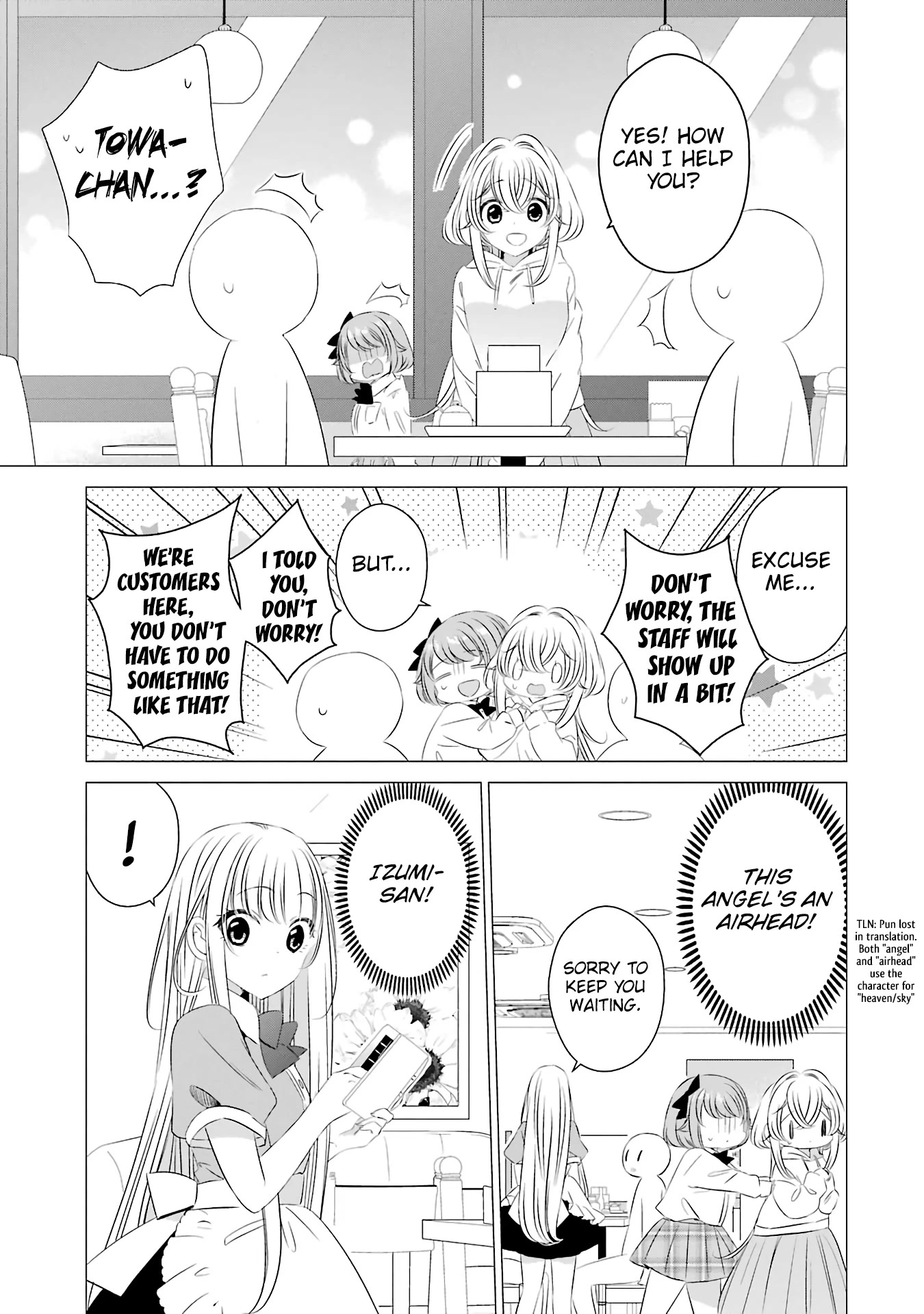 Studio Apartment, Good Lighting, Angel Included. Chapter 7 page 13 - Chapter 7: One drink from the set is 360 yen (The whole set is 200 yen)