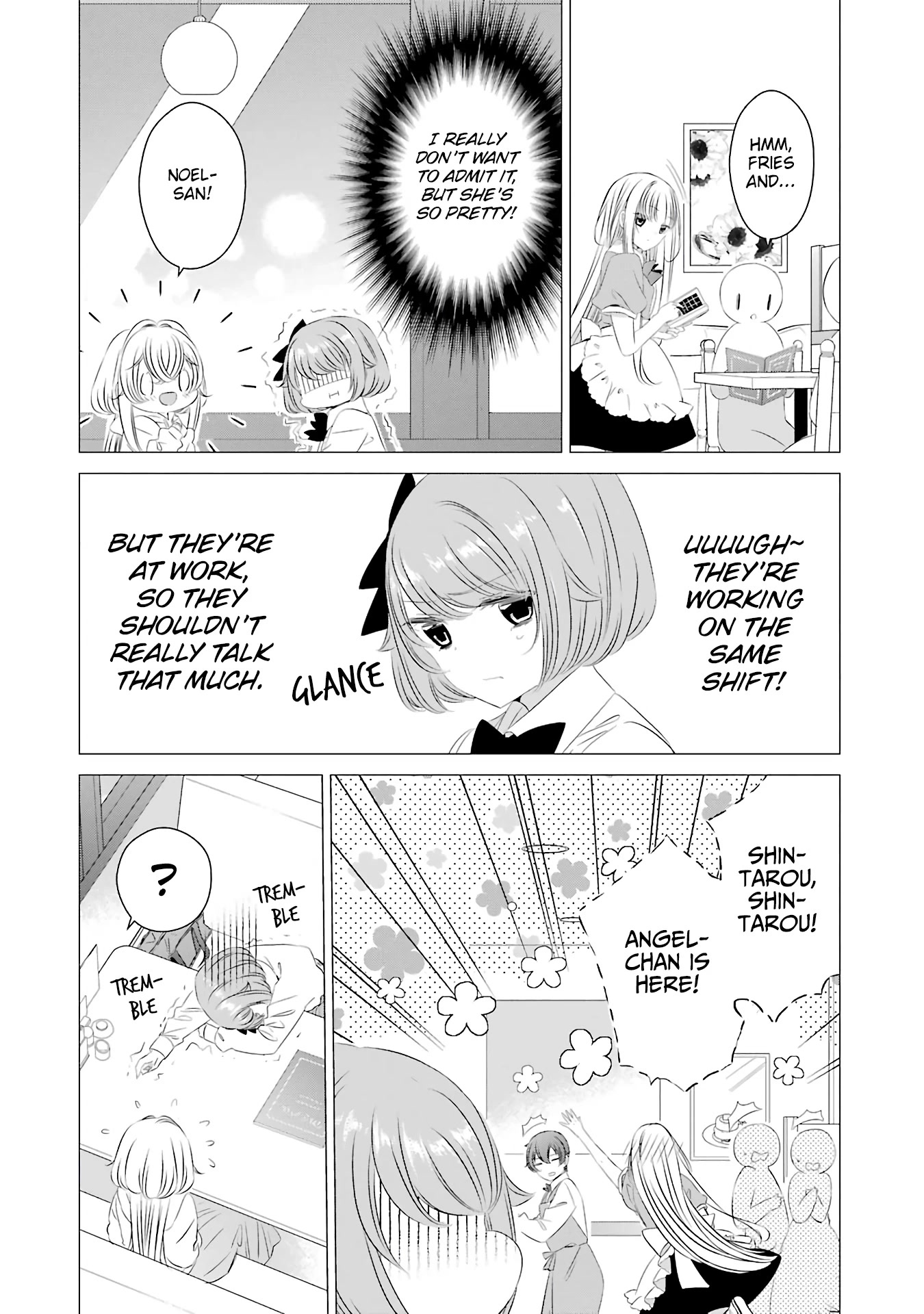 Studio Apartment, Good Lighting, Angel Included. Chapter 7 page 14 - Chapter 7: One drink from the set is 360 yen (The whole set is 200 yen)
