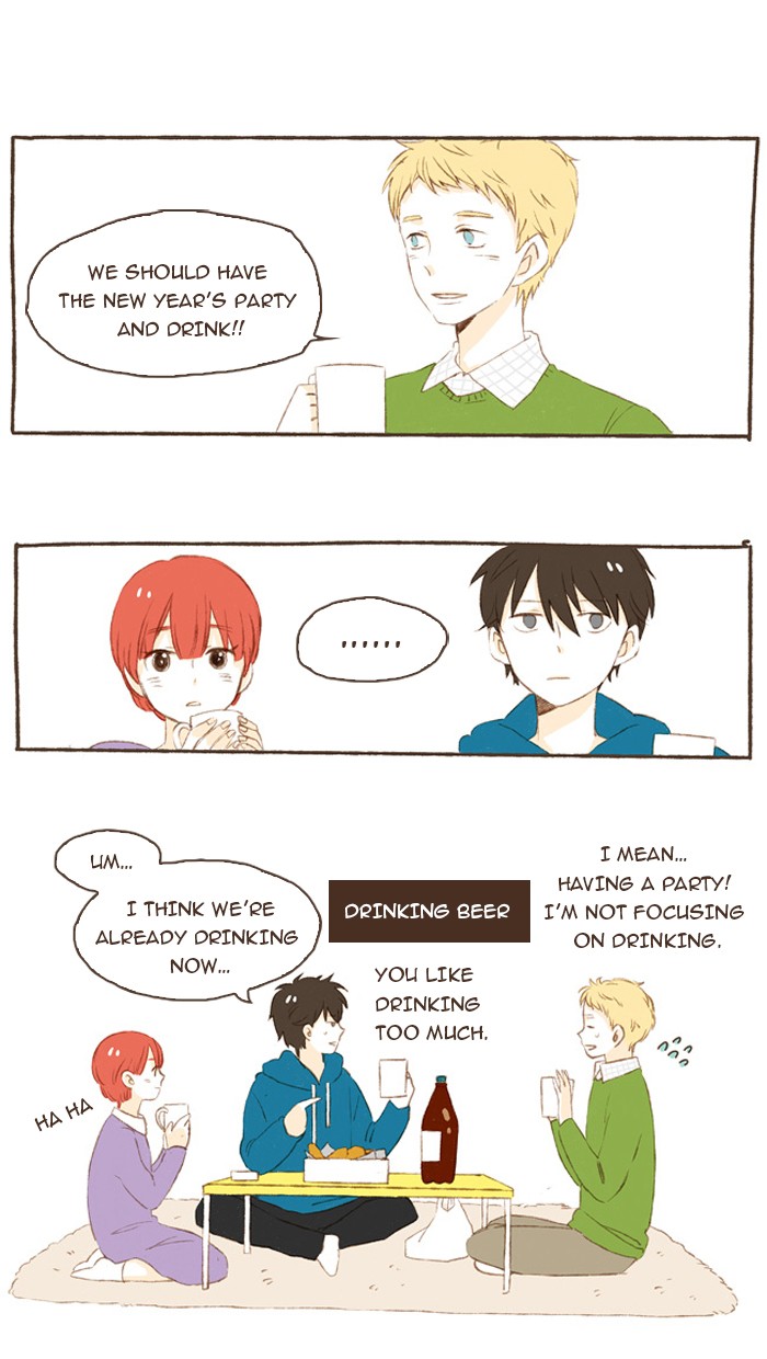 Studio Salty Chapter 12 page 1 - Chapter 12: Ep. 12 - Studio Sweet's New Year's Party