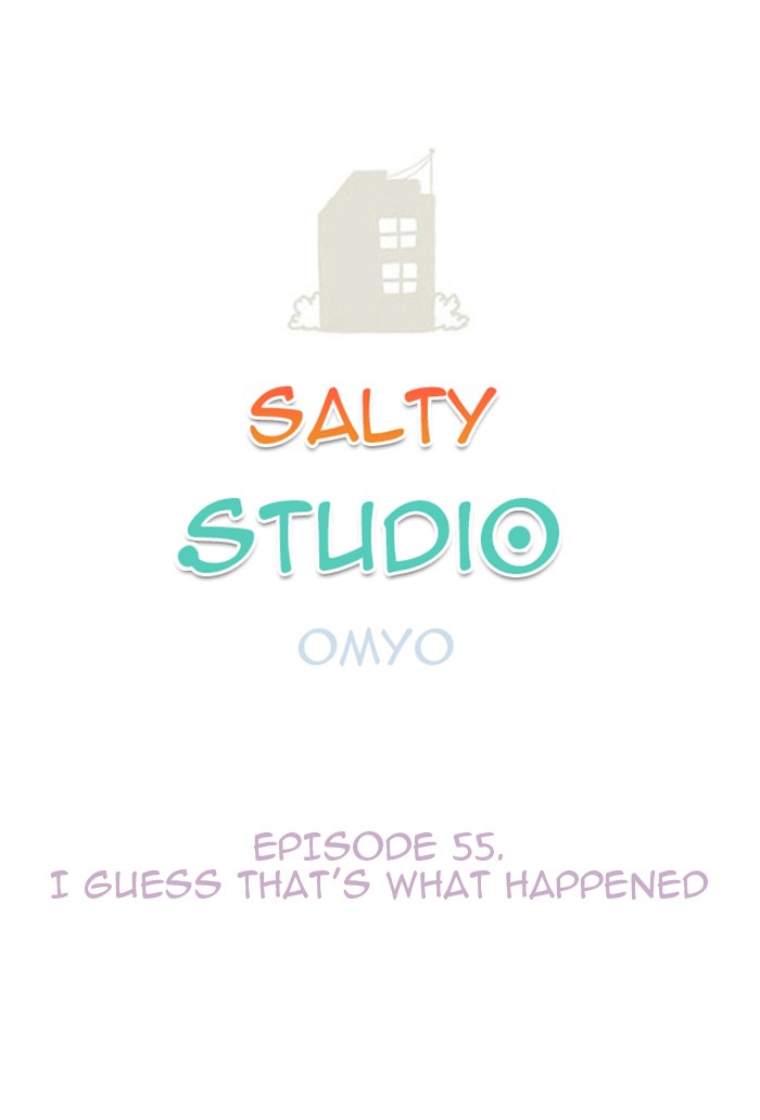 Studio Salty Chapter 55 page 1 - Chapter 55: Ep. 55 - I Guess That's What Happened
