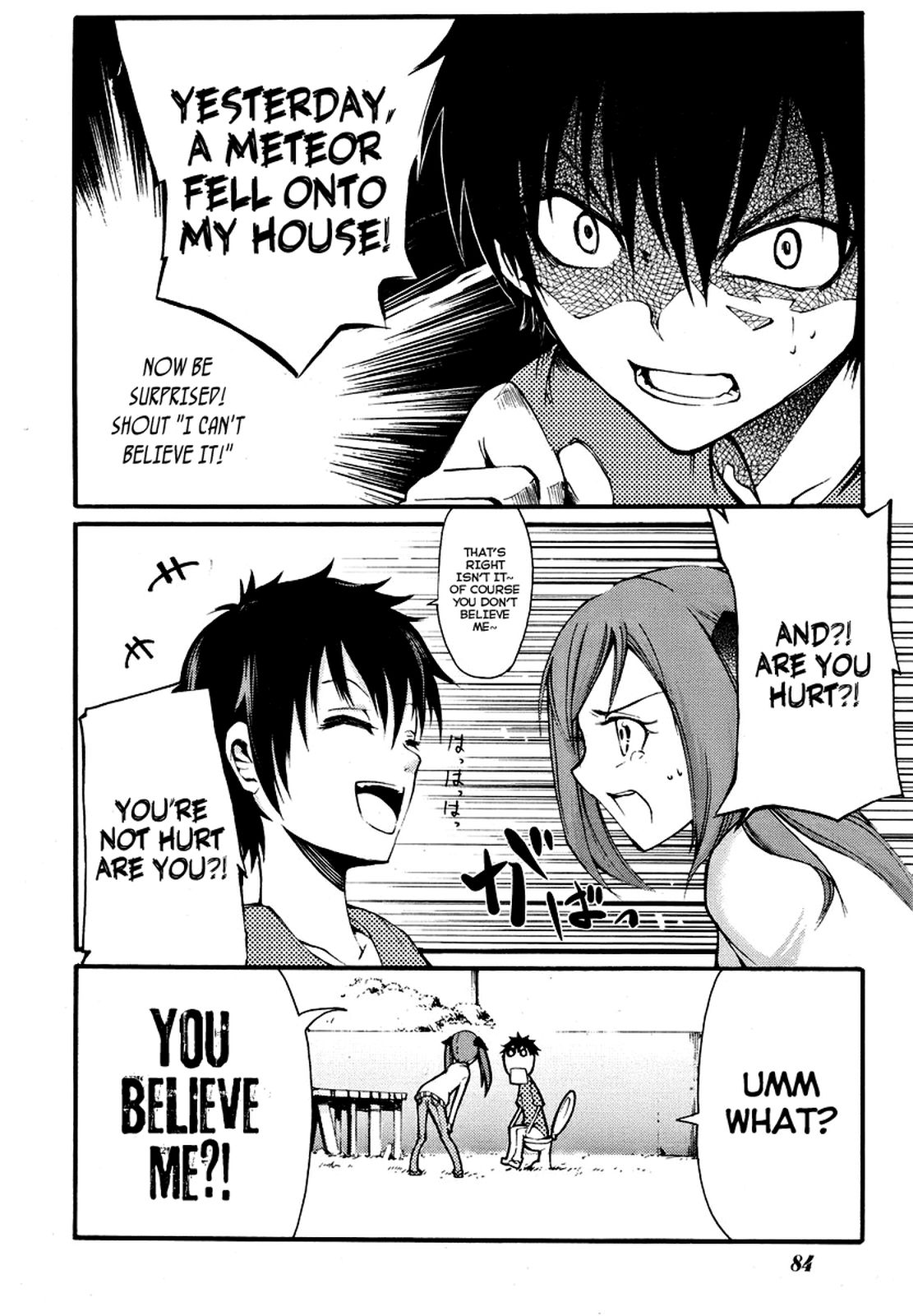 Suashi no Meteorite Chapter 2 page 6 - Chapter 2: The Everyday Two-Stage Destruction in the End