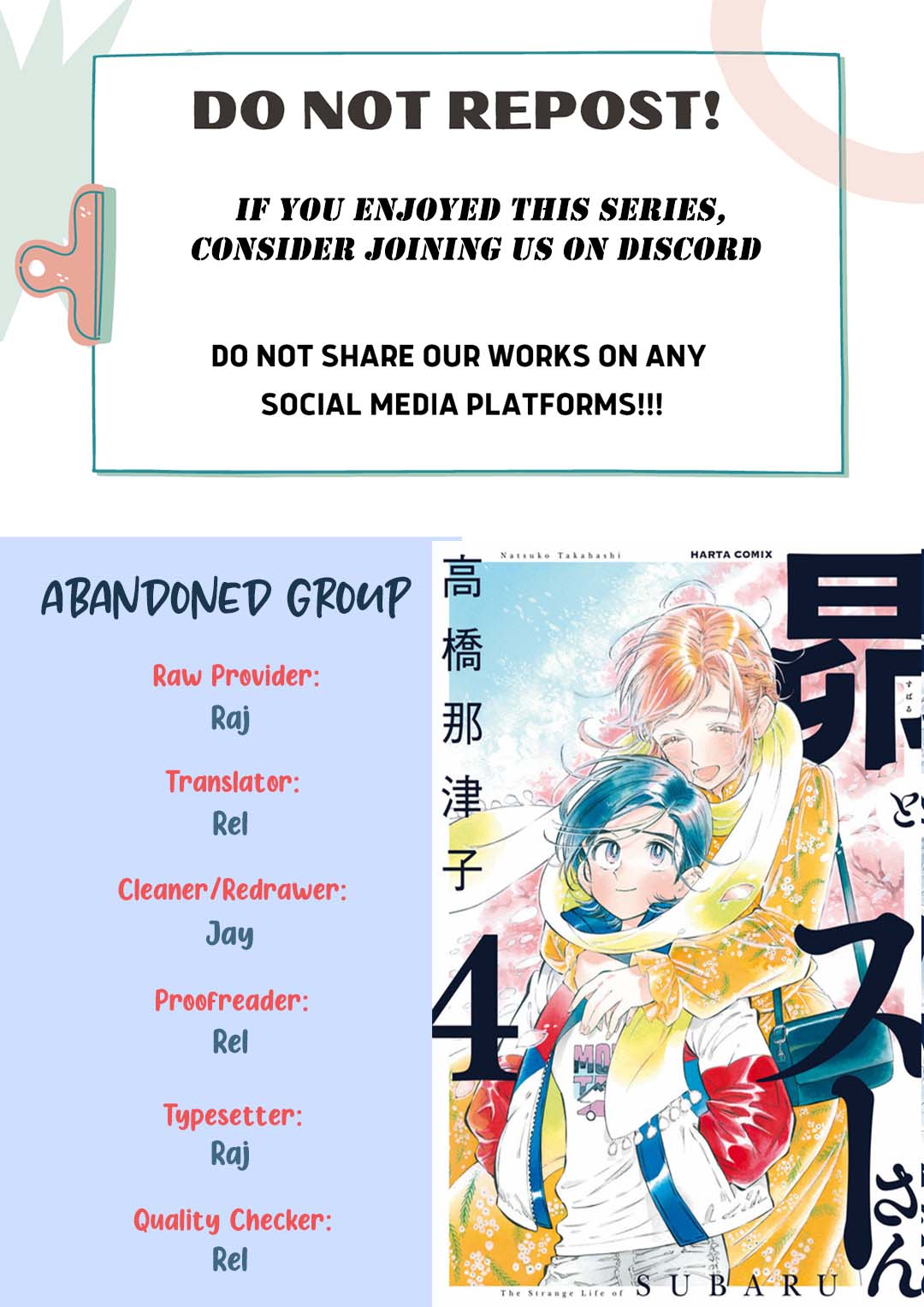 Subaru to Suu-san Chapter 20 page 1 - Chapter 20: Album